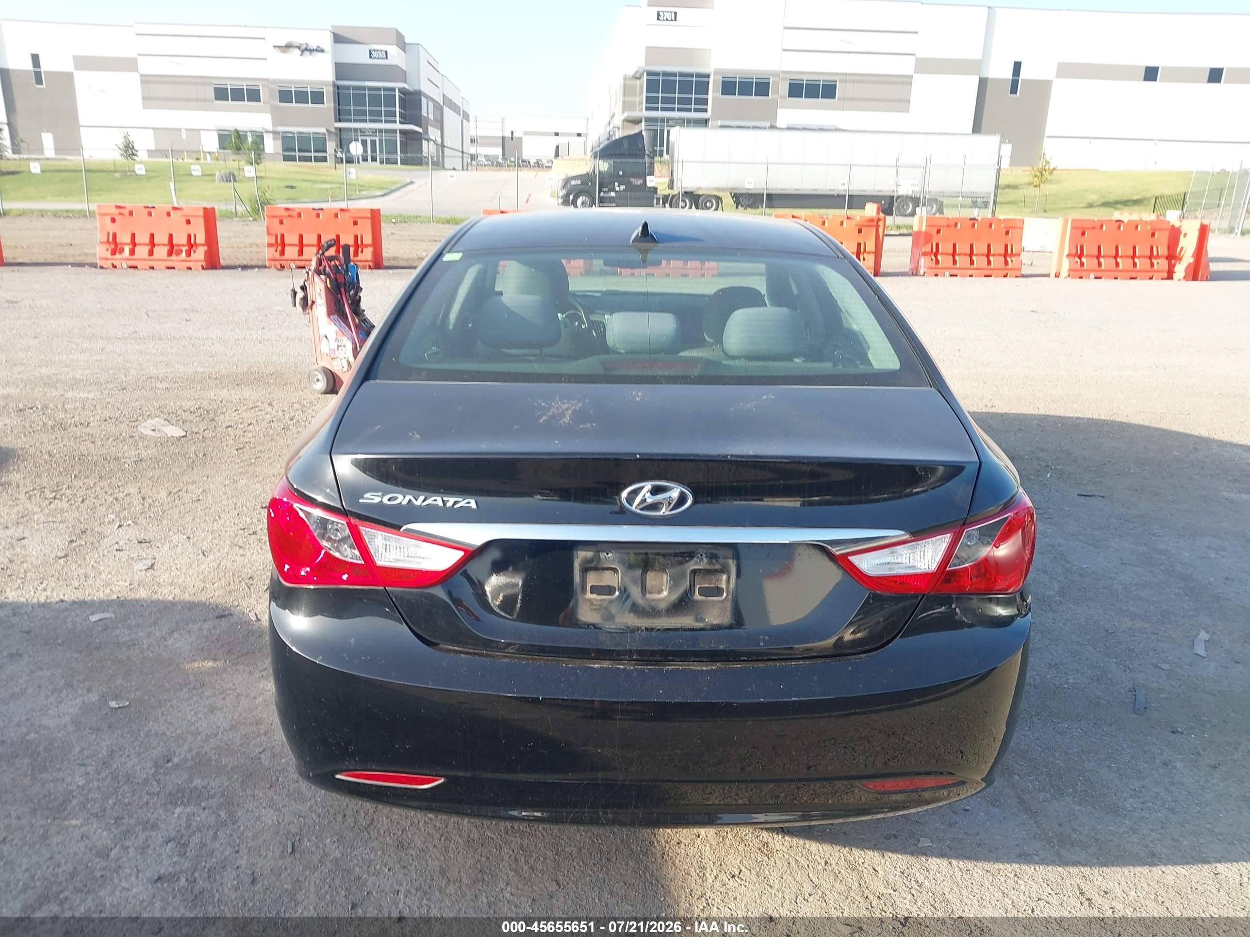 2012 Hyundai Sonata Gls Black vin: 5NPEB4ACXCH473752