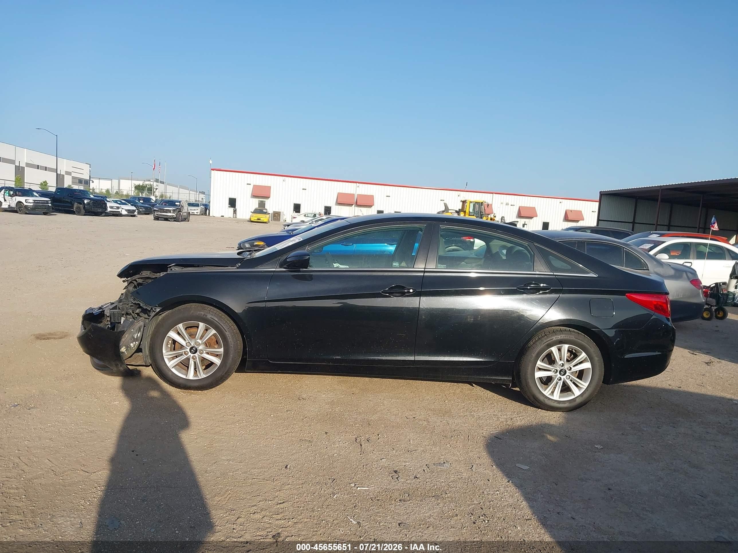 2012 Hyundai Sonata Gls Black vin: 5NPEB4ACXCH473752