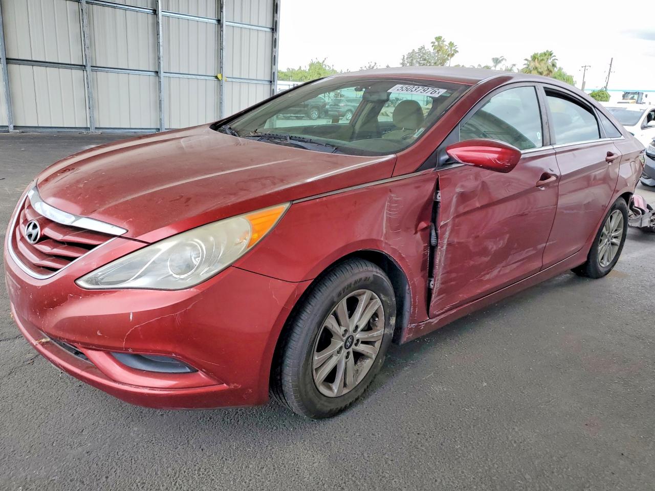 2012 Hyundai Sonata Gls Red vin: 5NPEB4ACXCH477333