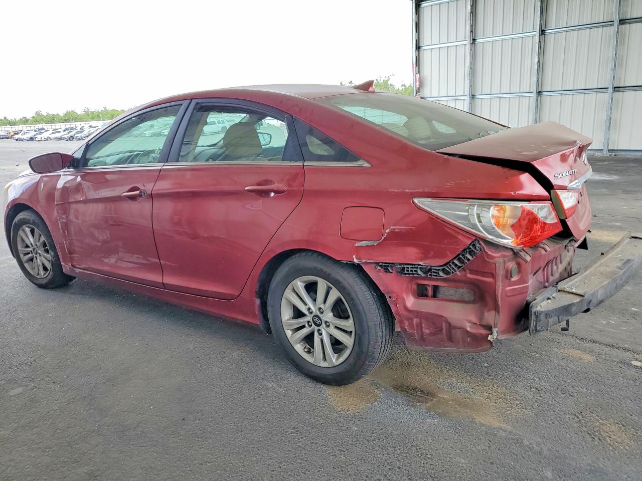 2012 Hyundai Sonata Gls Red vin: 5NPEB4ACXCH477333