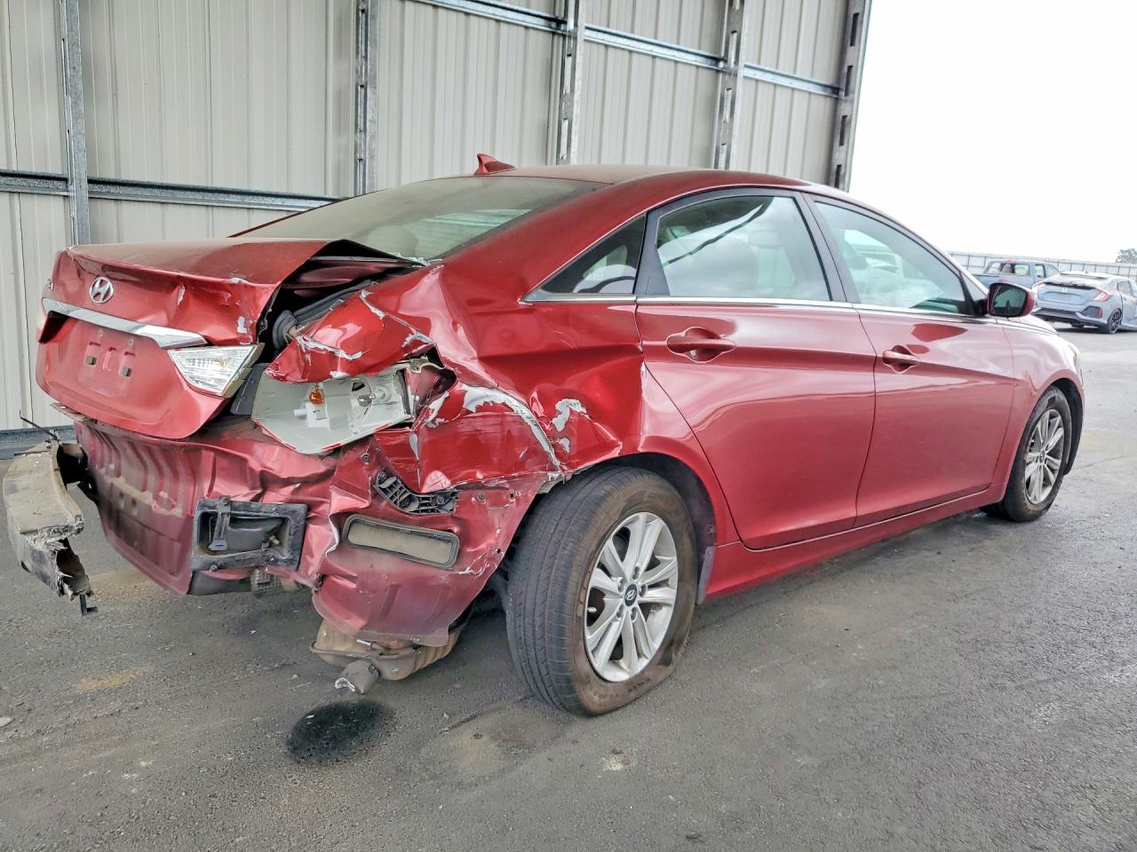 2012 Hyundai Sonata Gls Red vin: 5NPEB4ACXCH477333