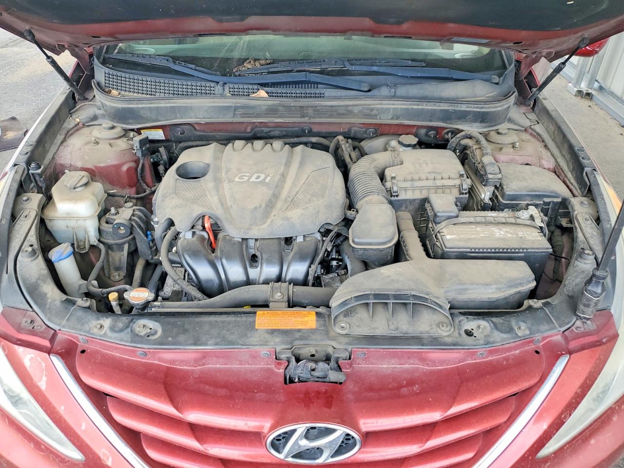 2012 Hyundai Sonata Gls Red vin: 5NPEB4ACXCH477333