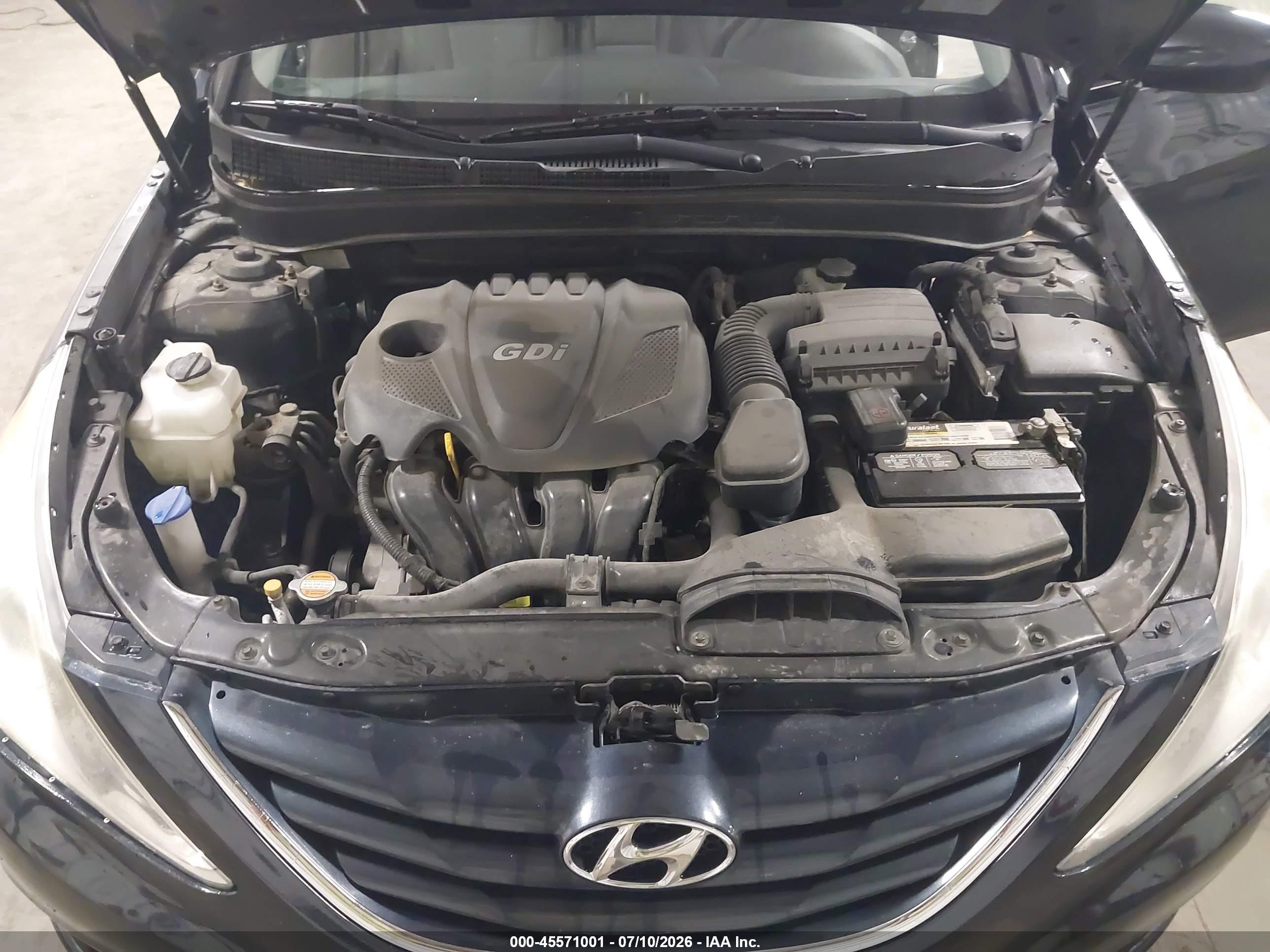 2012 Hyundai Sonata Gls Dark Blue vin: 5NPEB4ACXCH487294