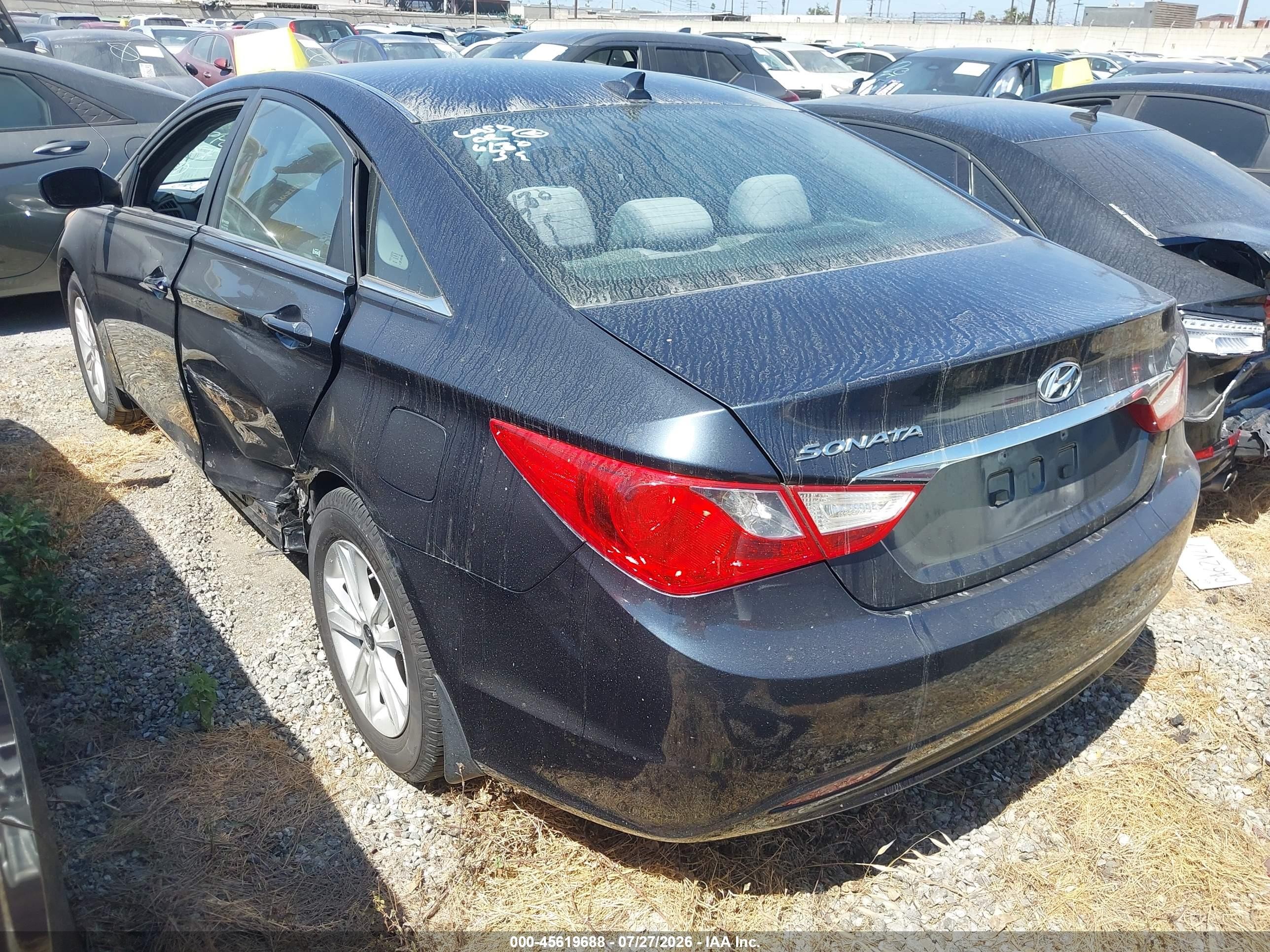 2012 Hyundai Sonata Gls Dark Blue vin: 5NPEB4ACXCH489319