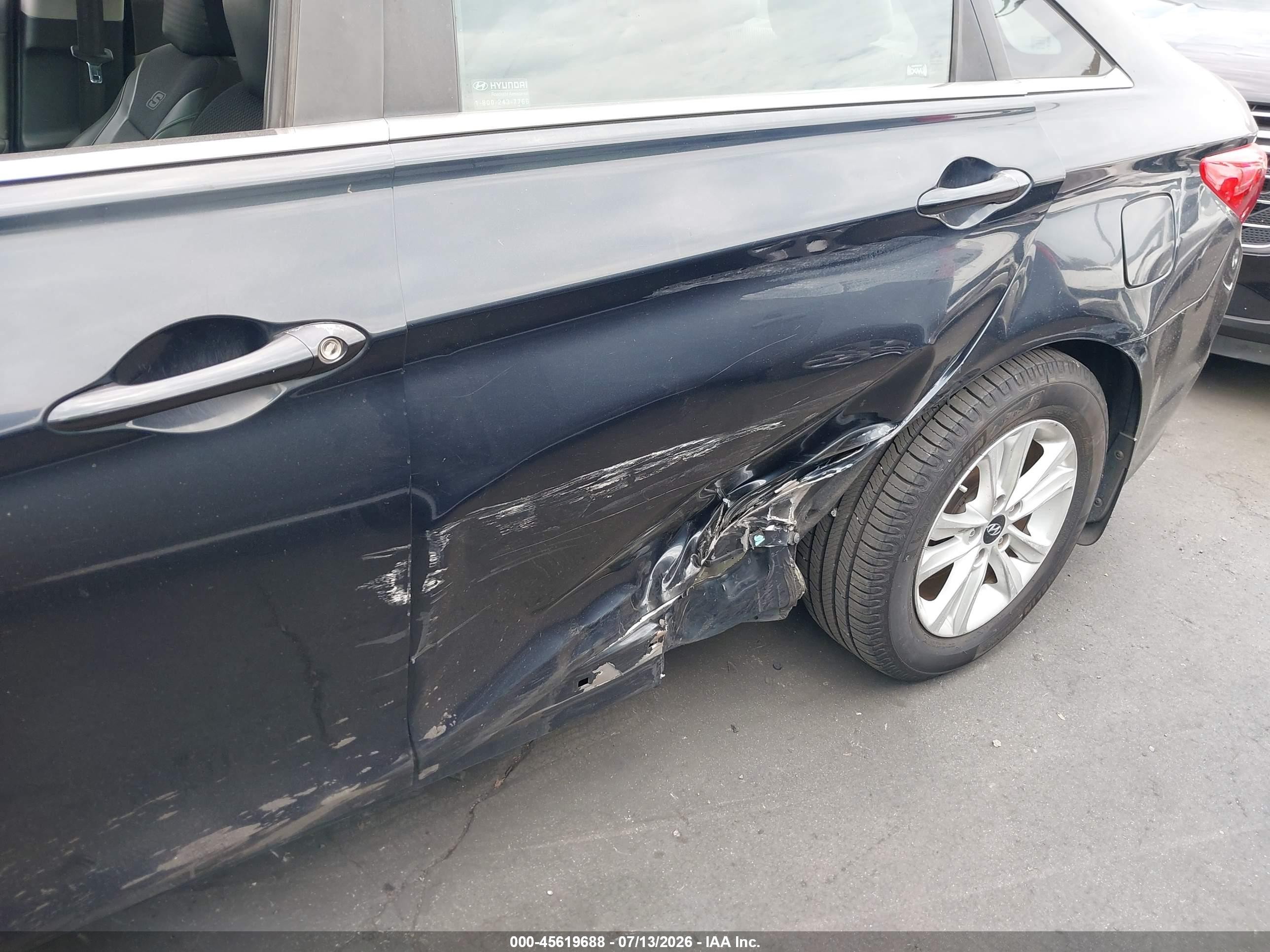 2012 Hyundai Sonata Gls Dark Blue vin: 5NPEB4ACXCH489319