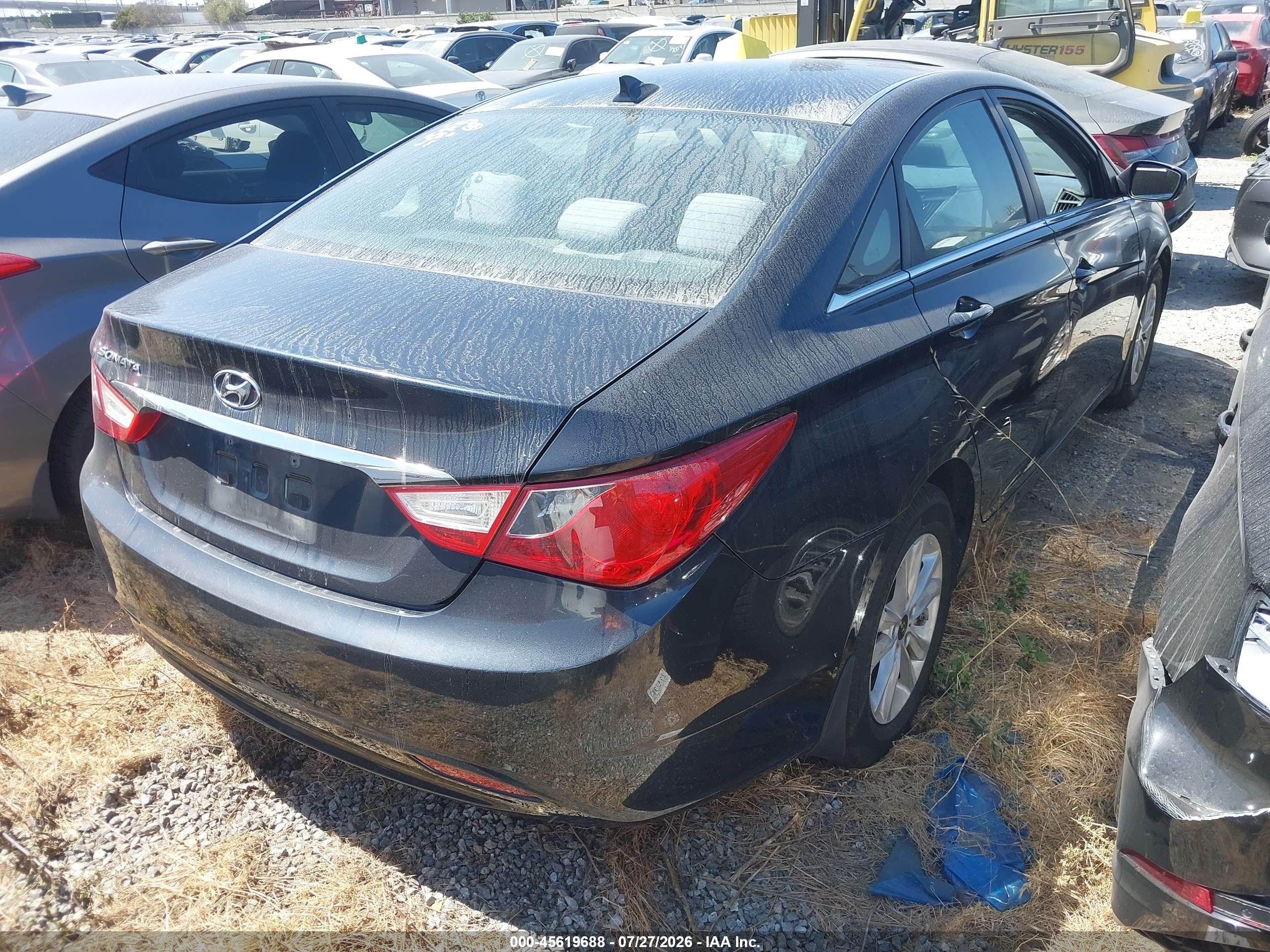 2012 Hyundai Sonata Gls Dark Blue vin: 5NPEB4ACXCH489319