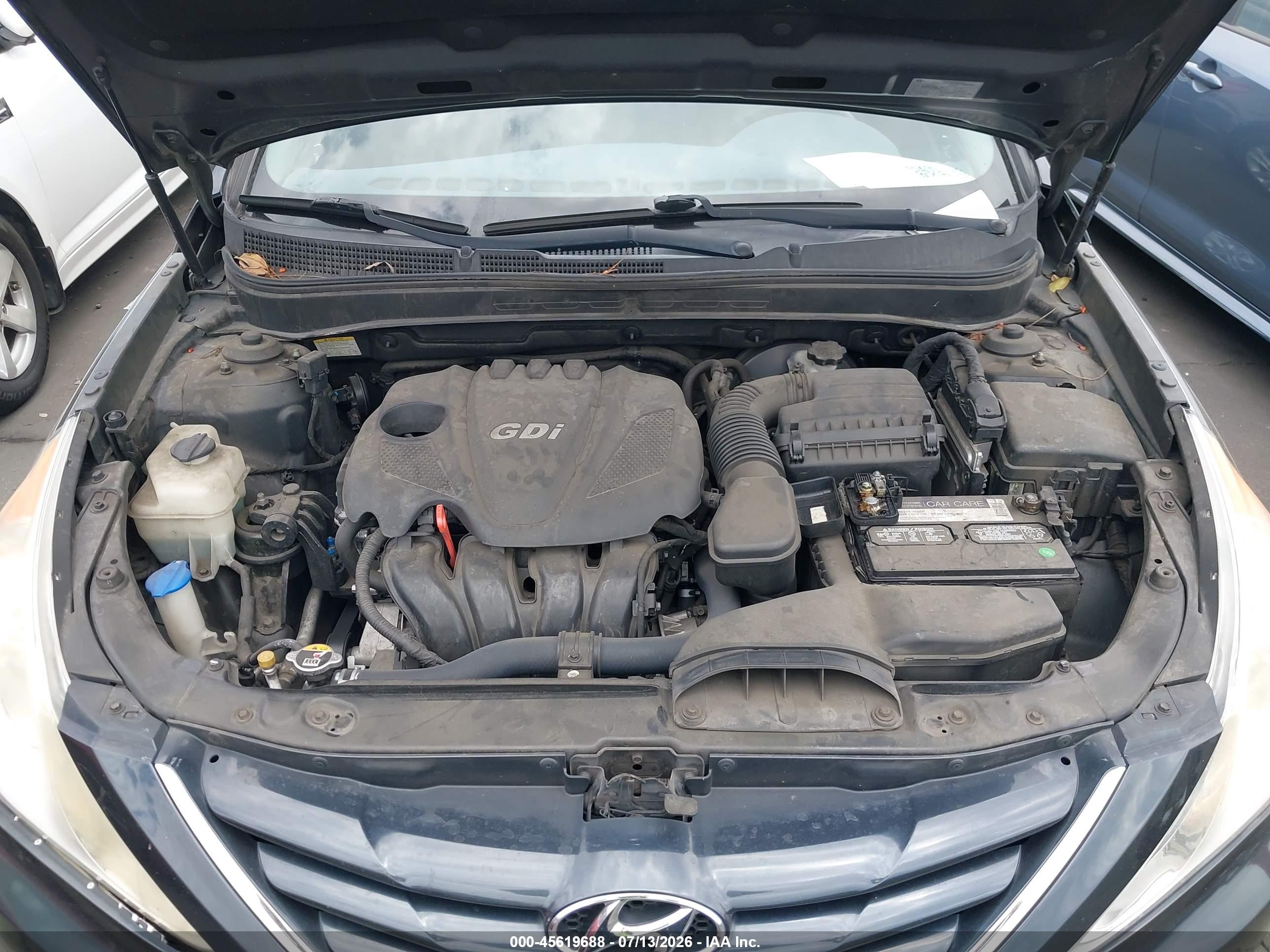 2012 Hyundai Sonata Gls Dark Blue vin: 5NPEB4ACXCH489319