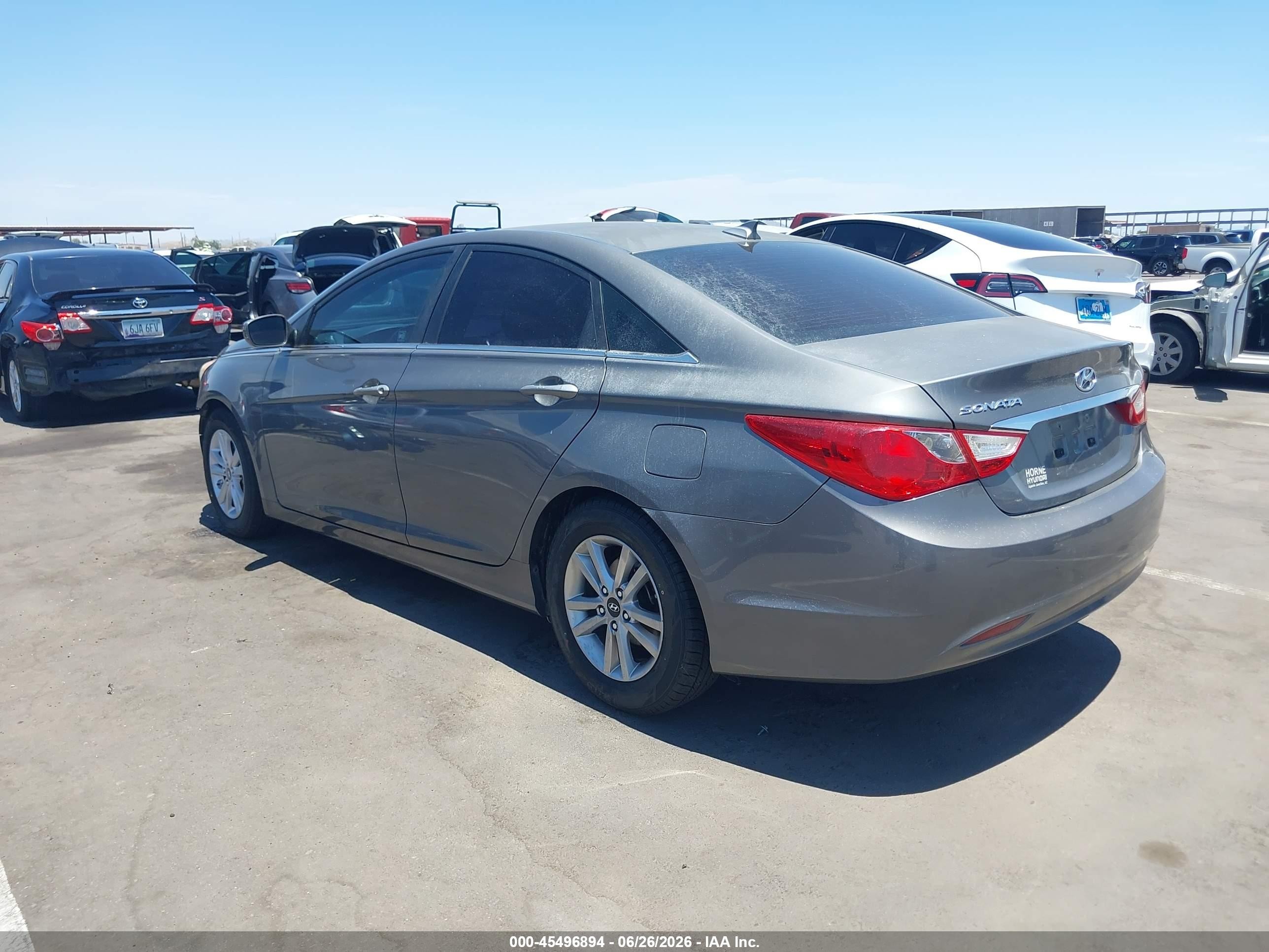 2012 Hyundai Sonata Gls Gray vin: 5NPEB4ACXCH494536