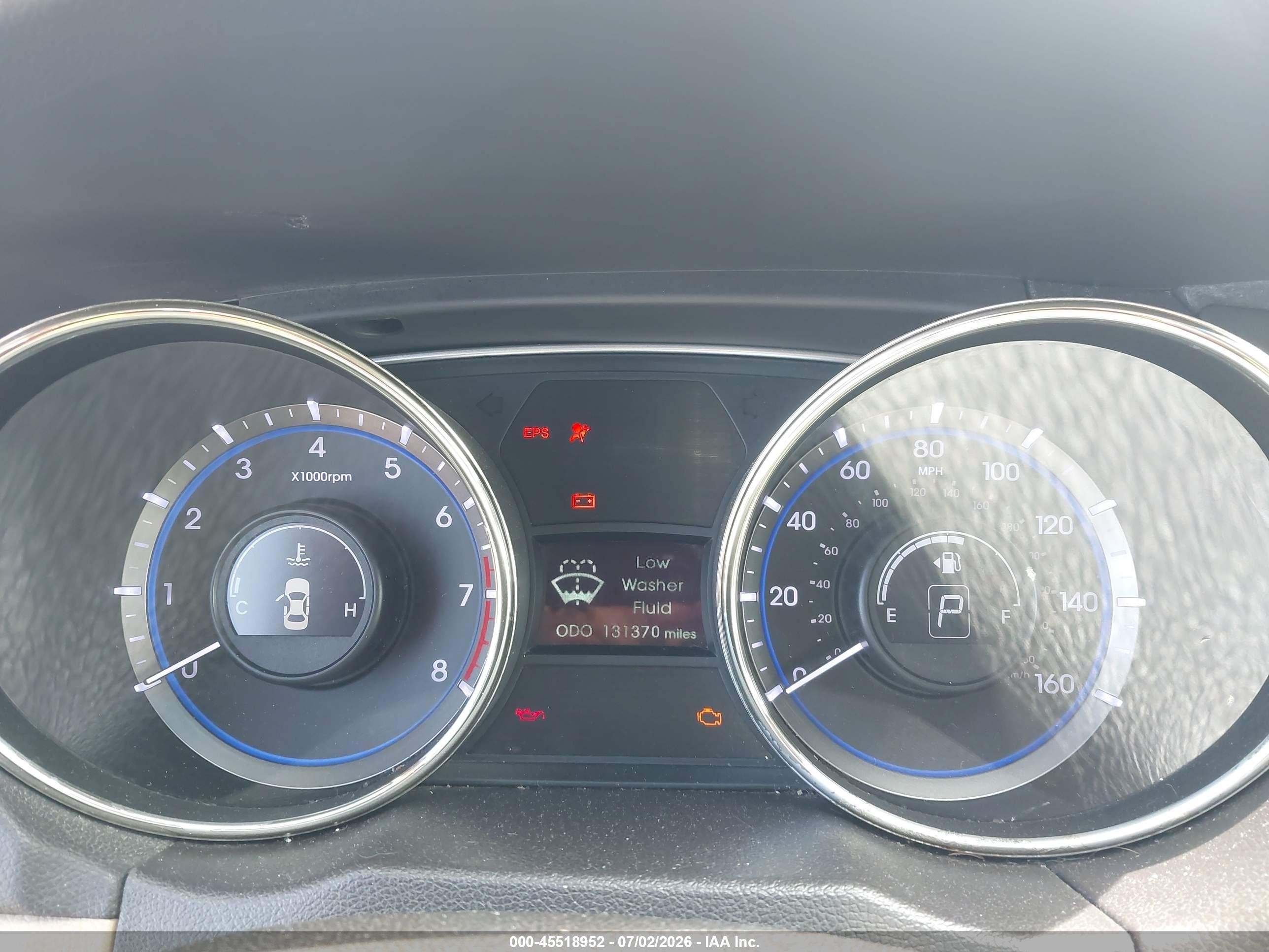 2012 Hyundai Sonata Gls White vin: 5NPEB4ACXCH495332