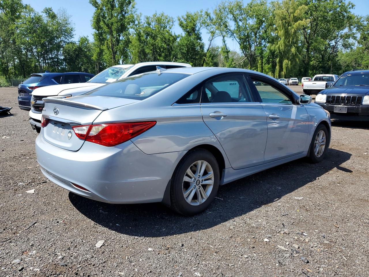 2013 Hyundai Sonata Gls Синий vin: 5NPEB4ACXDH505634