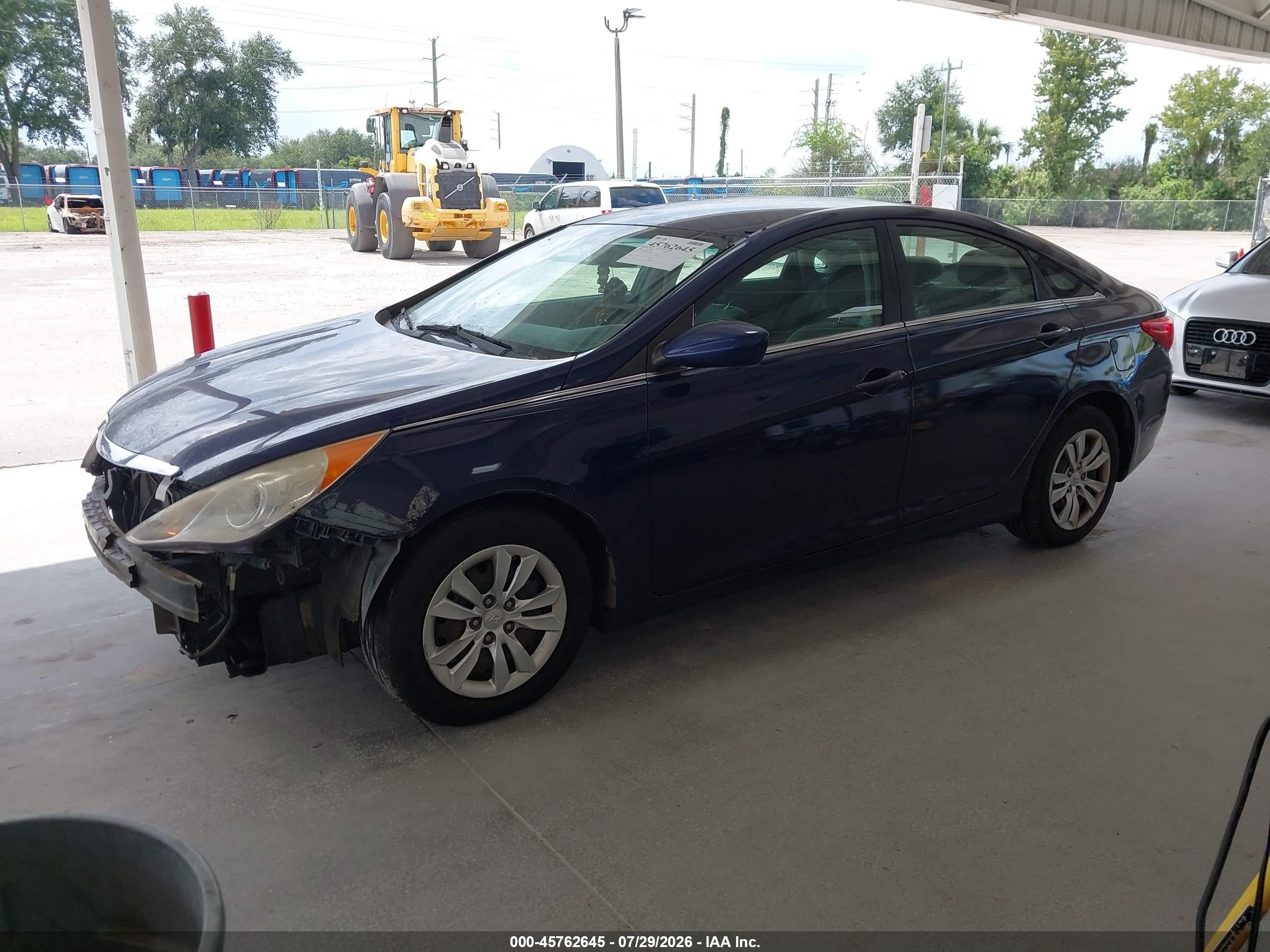 2013 Hyundai Sonata Gls Blue vin: 5NPEB4ACXDH516729