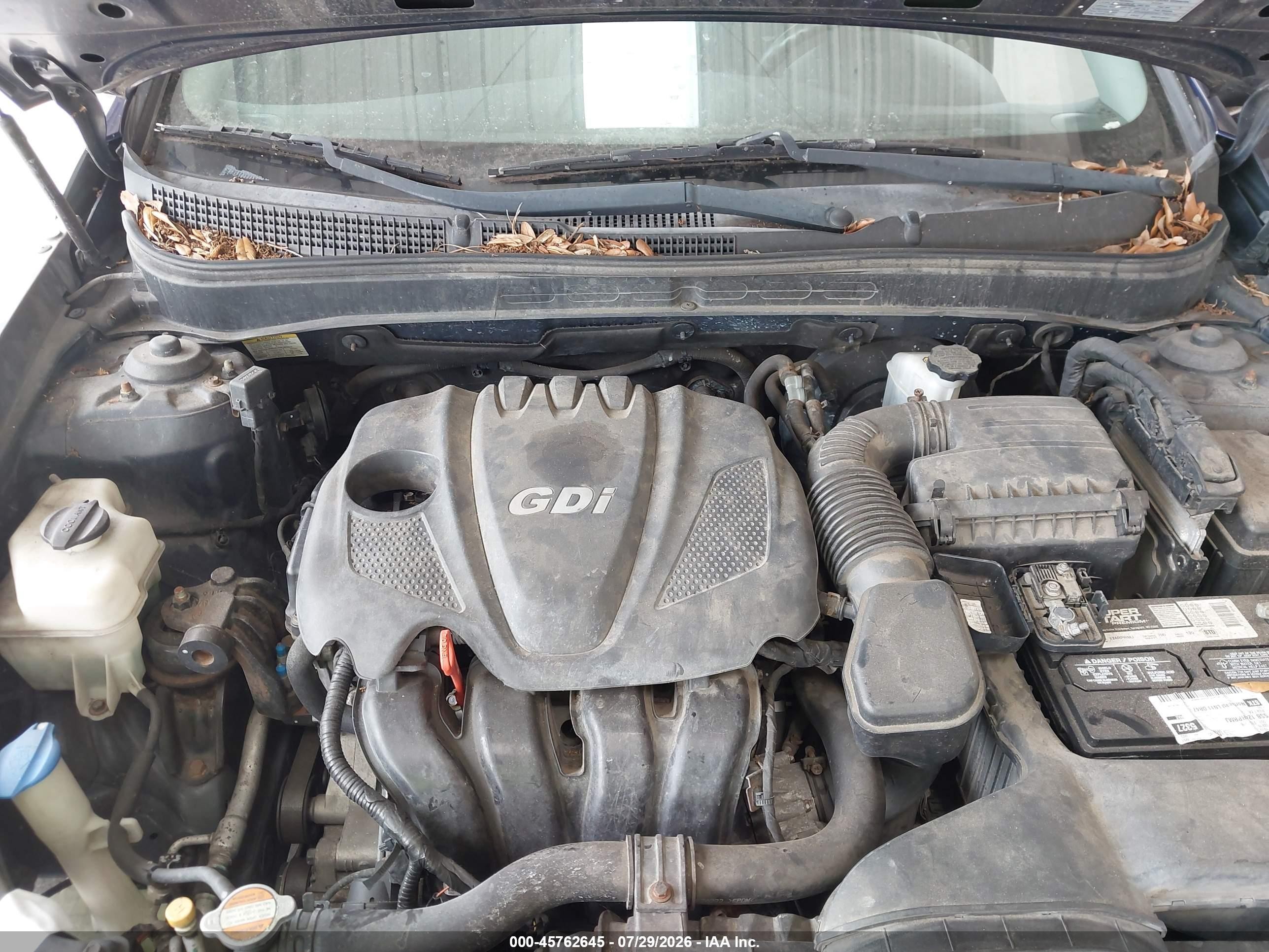 2013 Hyundai Sonata Gls Blue vin: 5NPEB4ACXDH516729