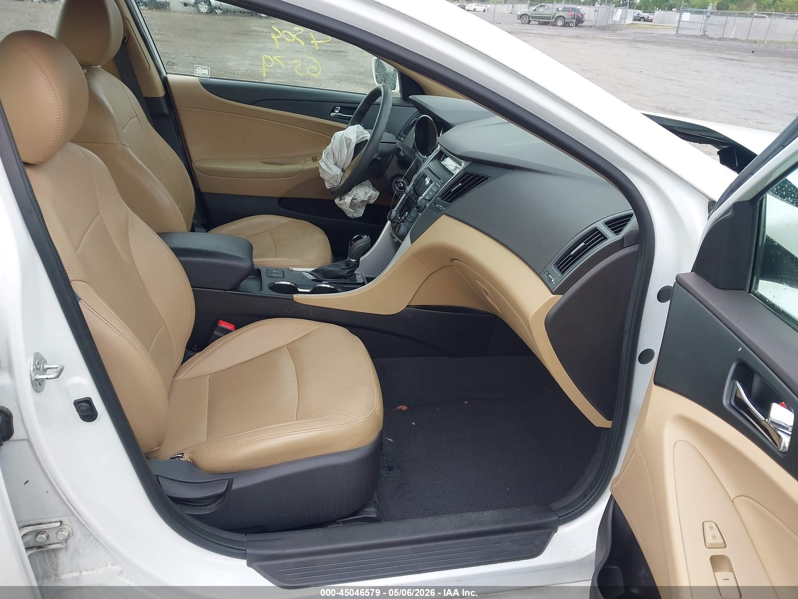 2013 Hyundai Sonata Gls White vin: 5NPEB4ACXDH523471