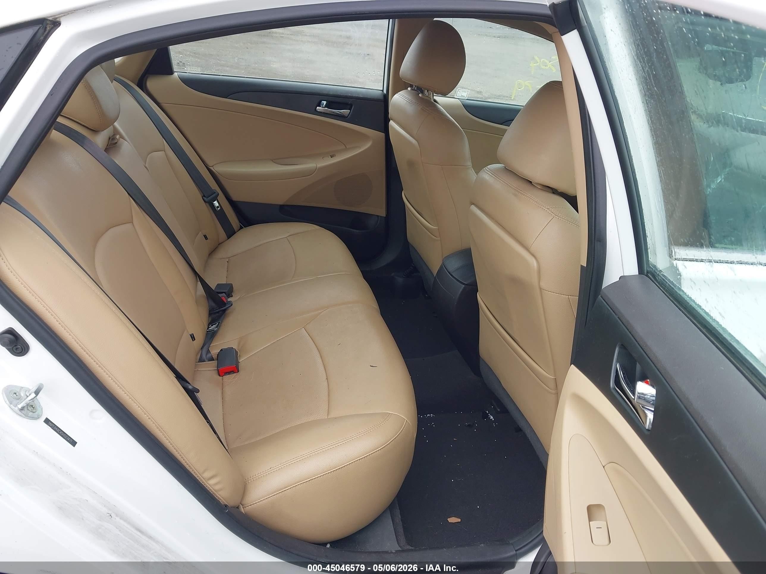 2013 Hyundai Sonata Gls White vin: 5NPEB4ACXDH523471