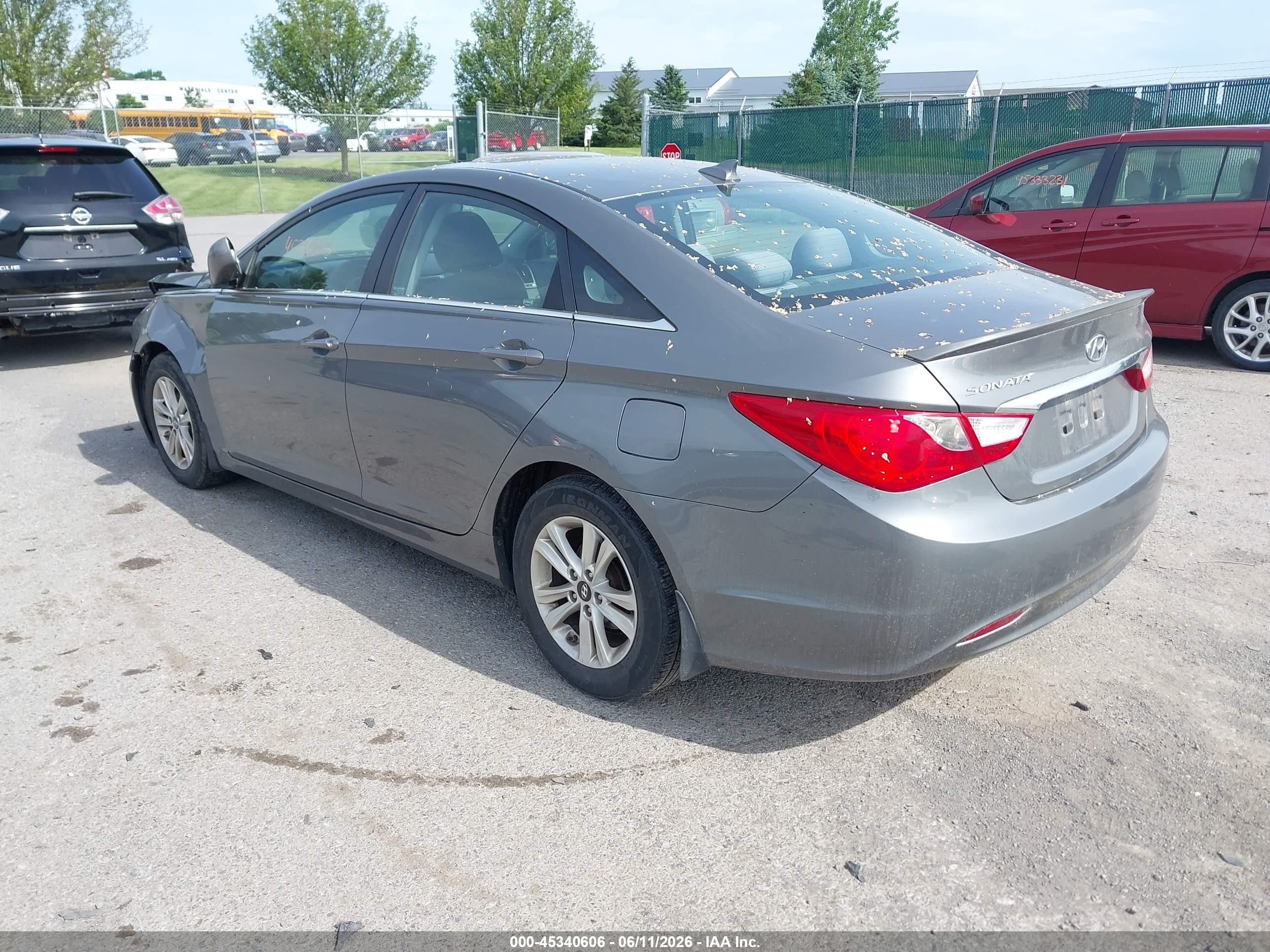 2013 Hyundai Sonata Gls Gray vin: 5NPEB4ACXDH524345