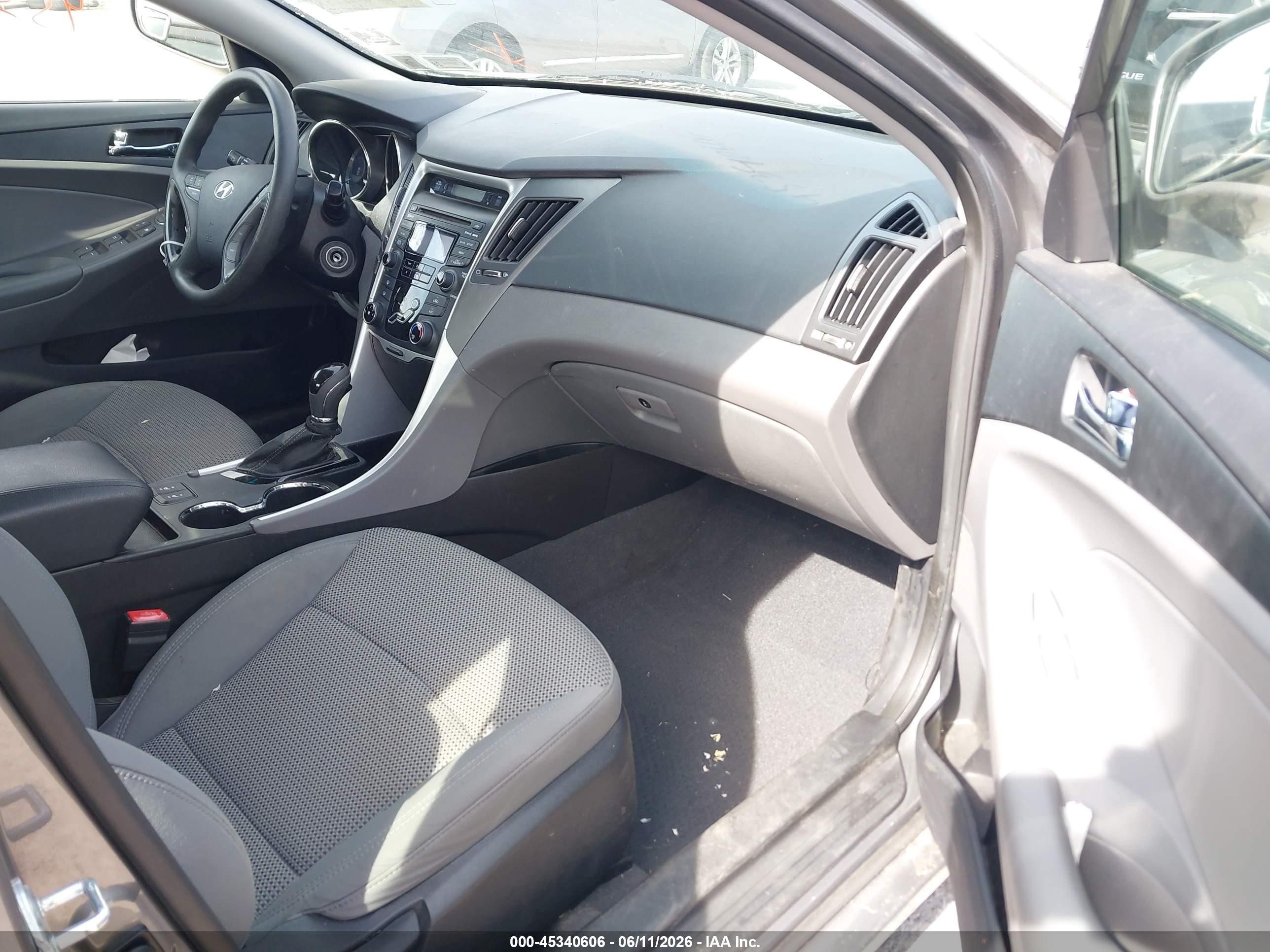 2013 Hyundai Sonata Gls Gray vin: 5NPEB4ACXDH524345