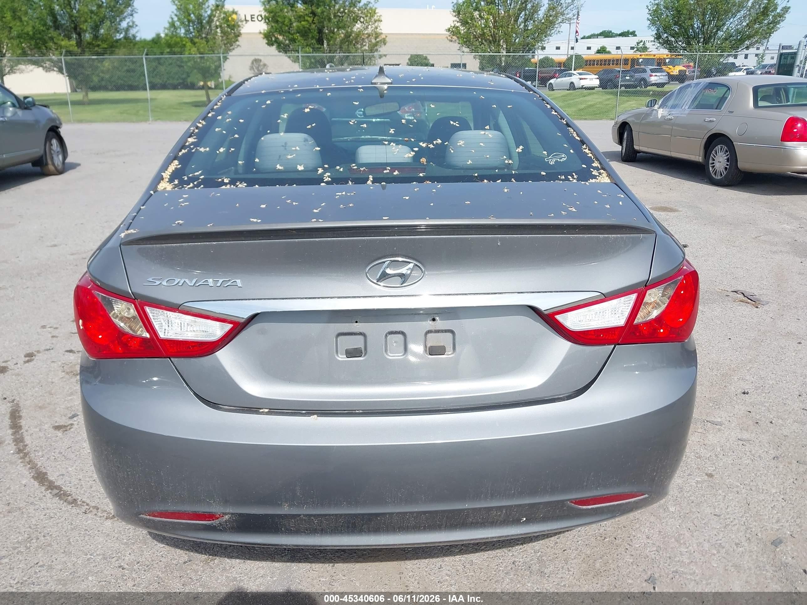 2013 Hyundai Sonata Gls Gray vin: 5NPEB4ACXDH524345