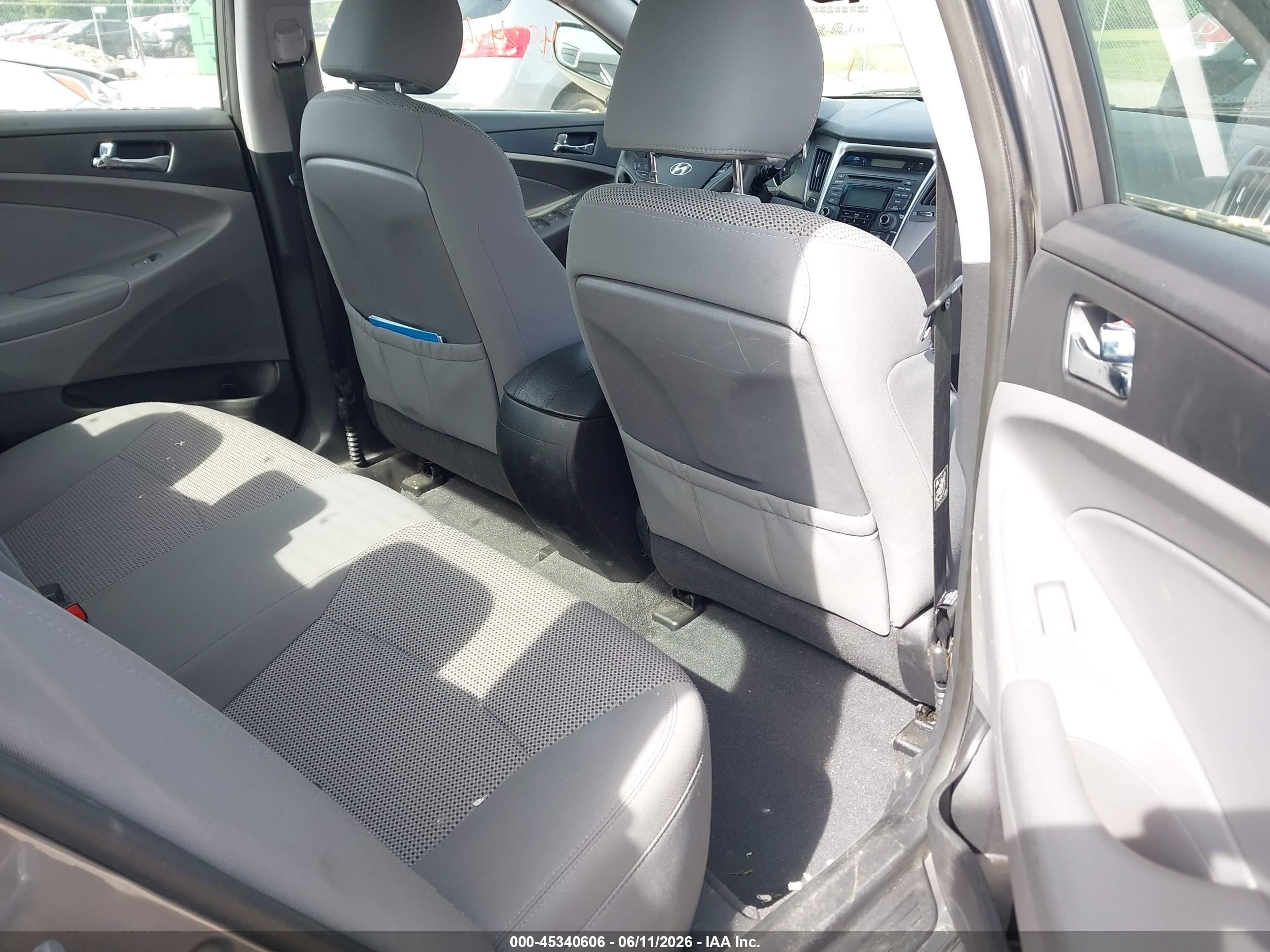 2013 Hyundai Sonata Gls Gray vin: 5NPEB4ACXDH524345