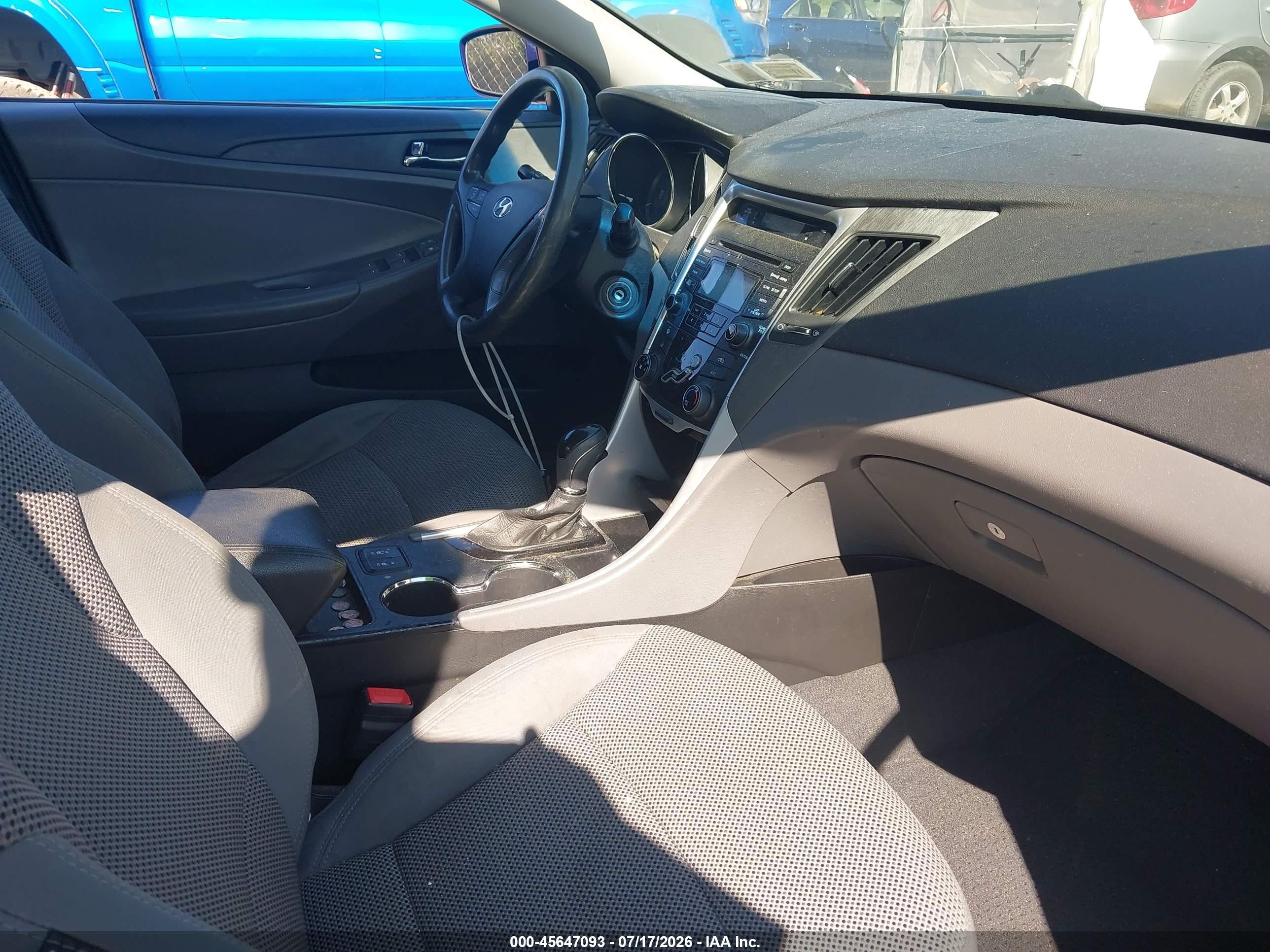 2013 Hyundai Sonata Gls Blue vin: 5NPEB4ACXDH526418