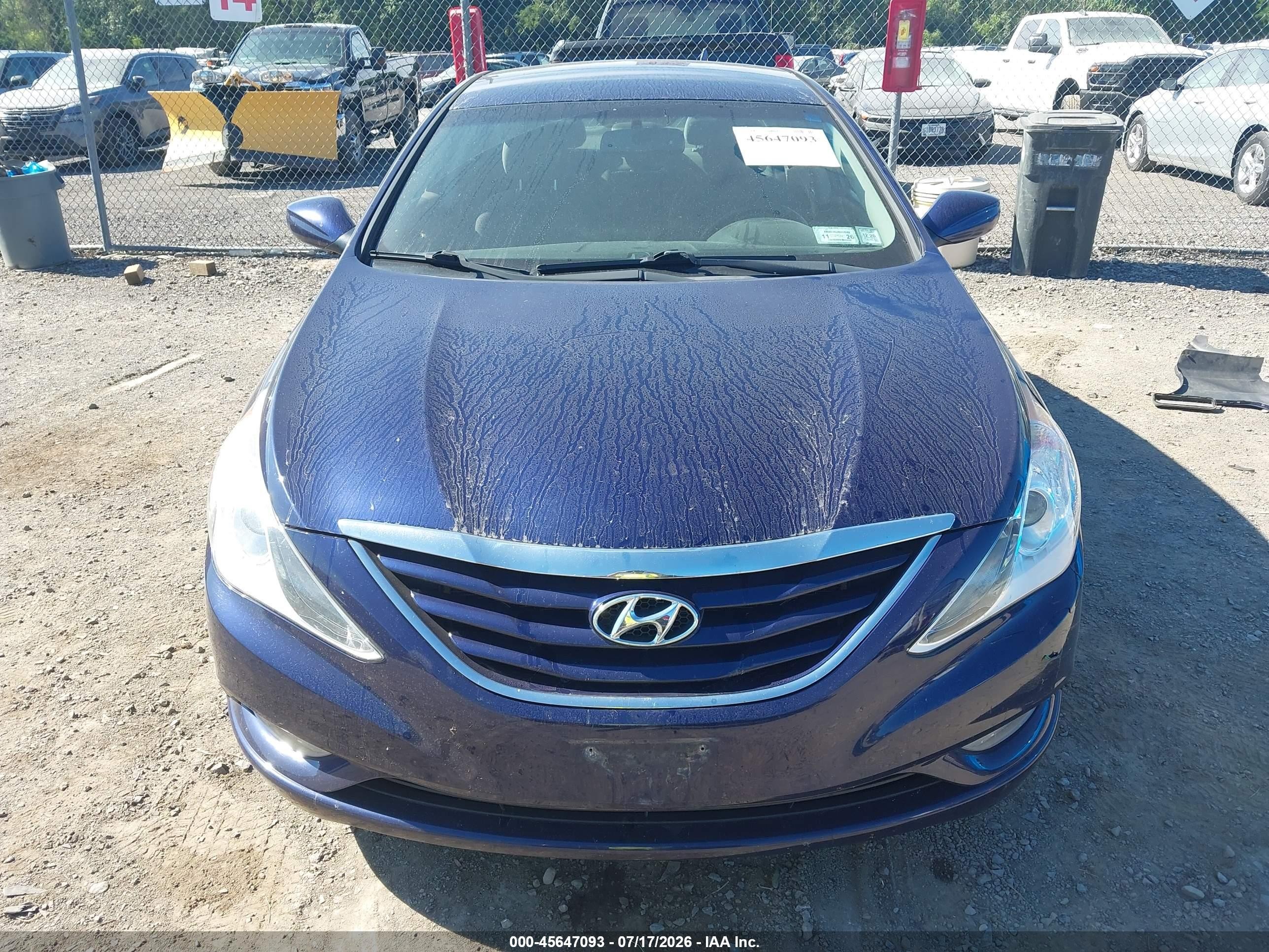 2013 Hyundai Sonata Gls Blue vin: 5NPEB4ACXDH526418