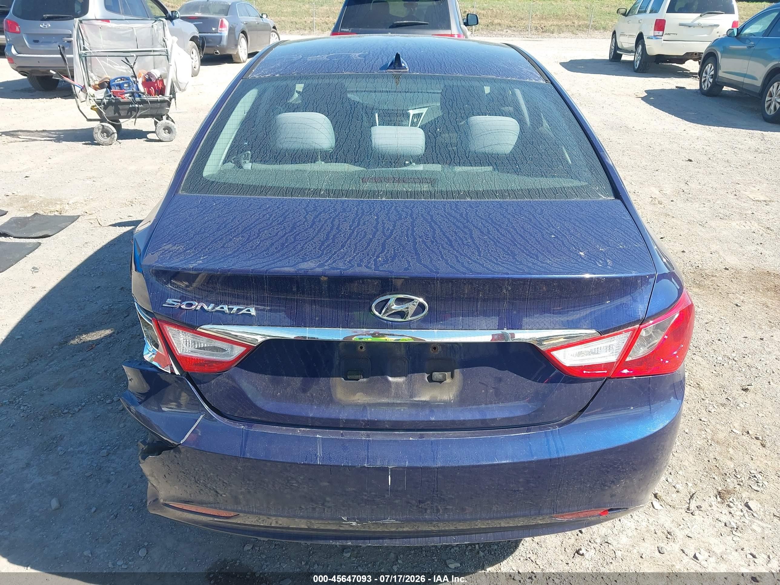 2013 Hyundai Sonata Gls Blue vin: 5NPEB4ACXDH526418
