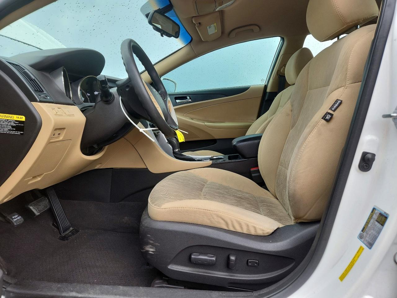 2013 Hyundai Sonata Gls White vin: 5NPEB4ACXDH529464