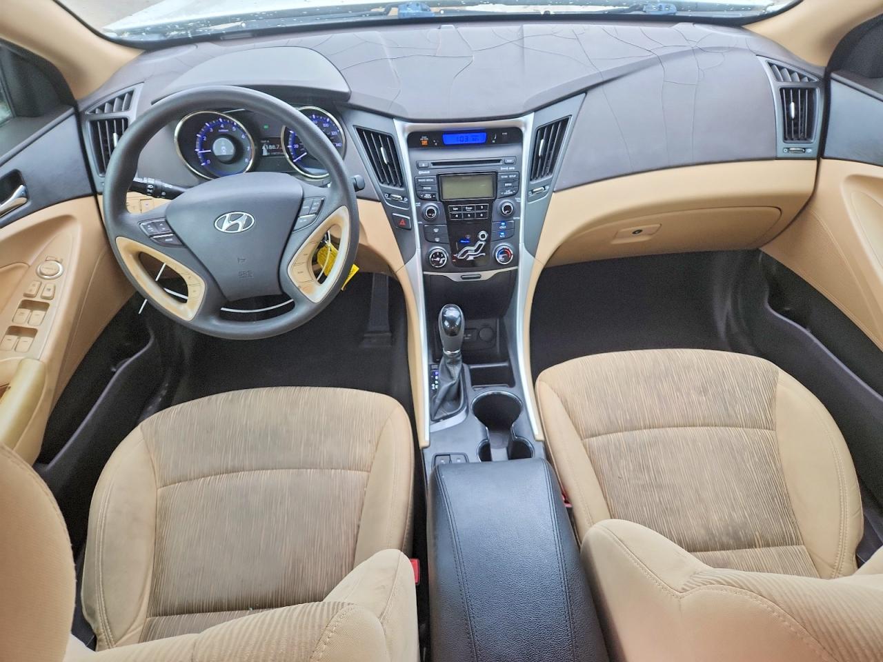 2013 Hyundai Sonata Gls White vin: 5NPEB4ACXDH529464