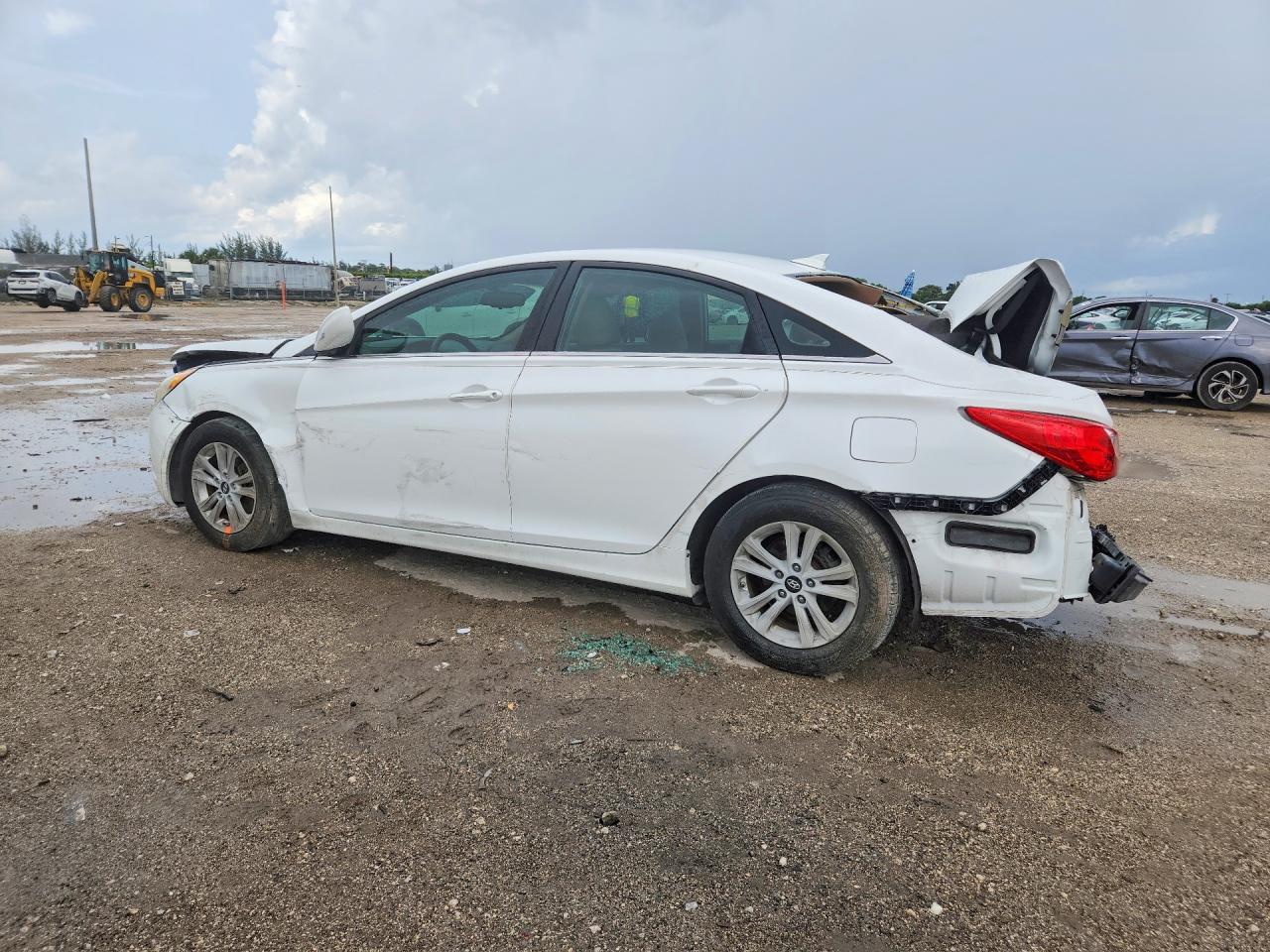 2013 Hyundai Sonata Gls White vin: 5NPEB4ACXDH529464