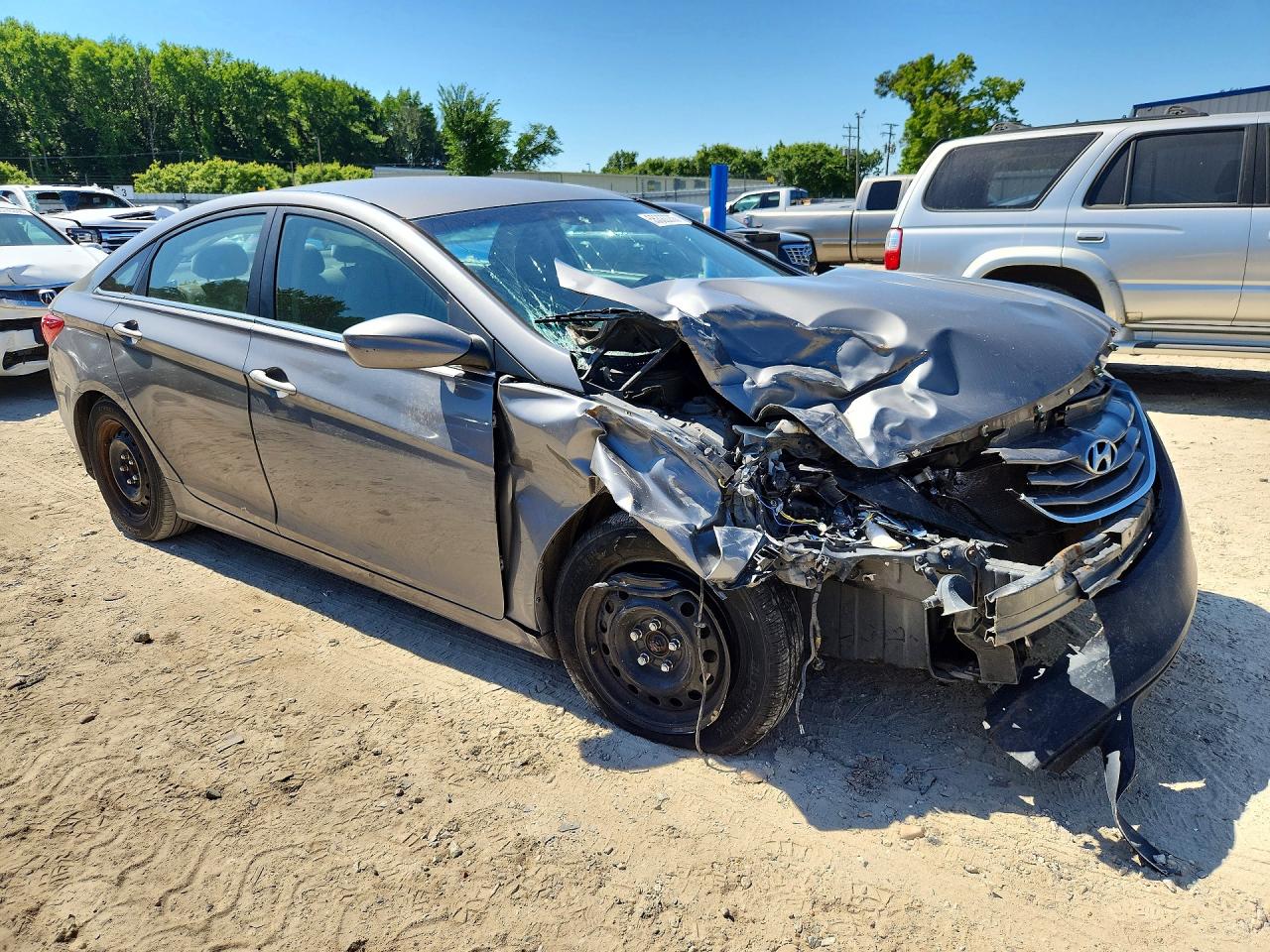 2013 Hyun Sonata Gray vin: 5NPEB4ACXDH542957
