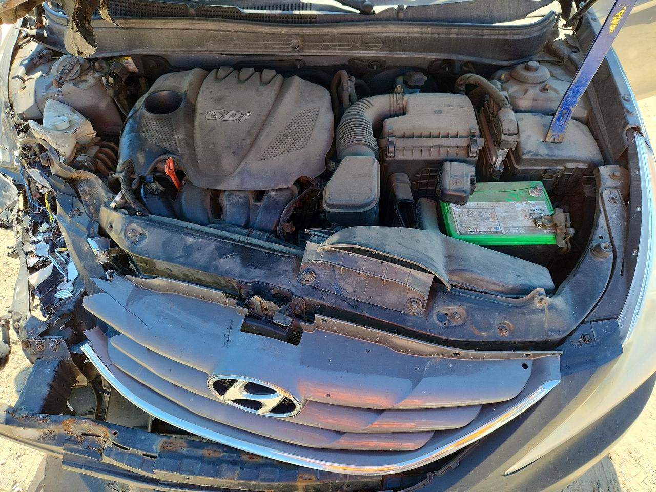2013 Hyun Sonata Gray vin: 5NPEB4ACXDH542957