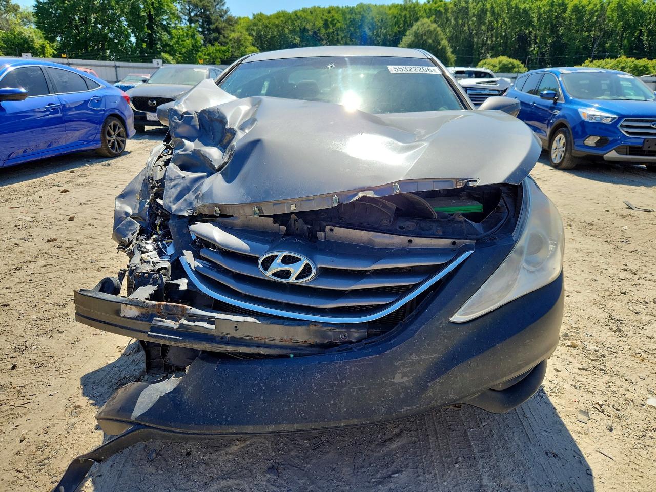 2013 Hyun Sonata Gray vin: 5NPEB4ACXDH542957