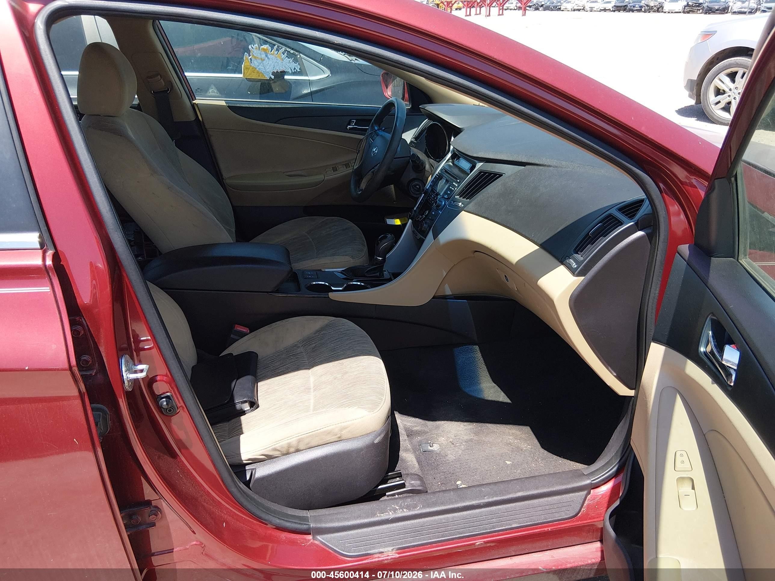 2013 Hyundai Sonata Gls Red vin: 5NPEB4ACXDH543624