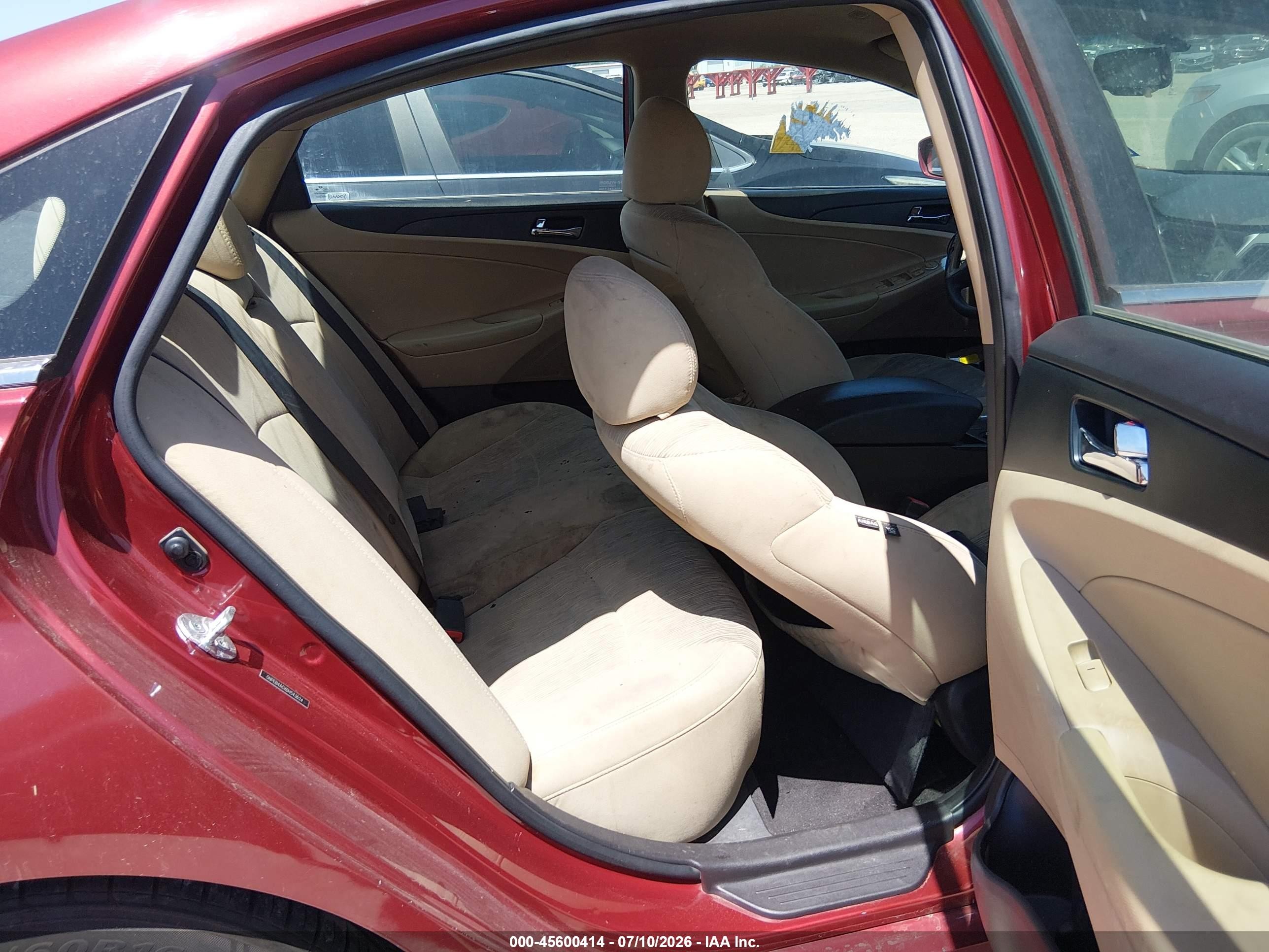 2013 Hyundai Sonata Gls Red vin: 5NPEB4ACXDH543624