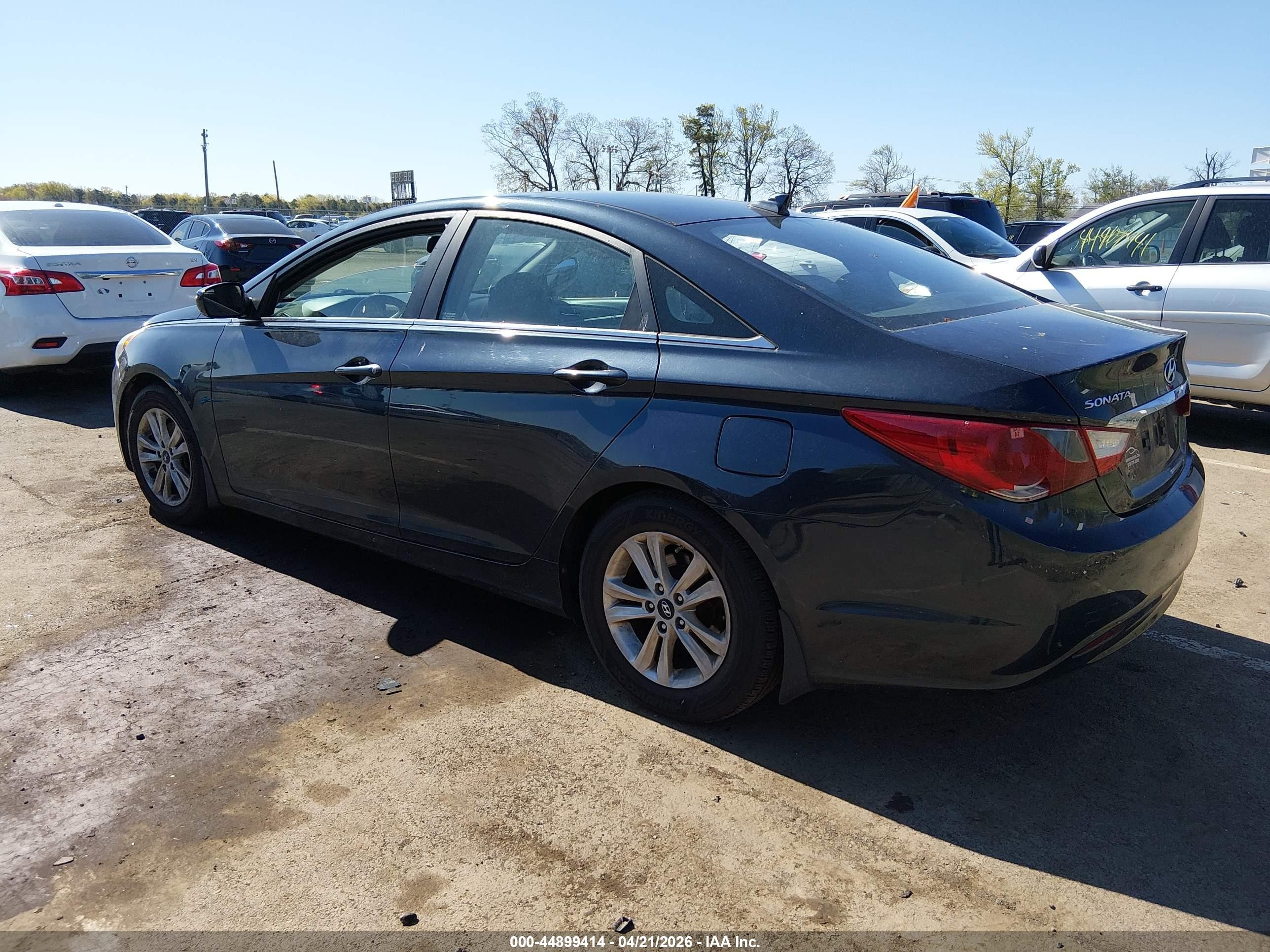 2013 Hyundai Sonata Gls Blue vin: 5NPEB4ACXDH552310