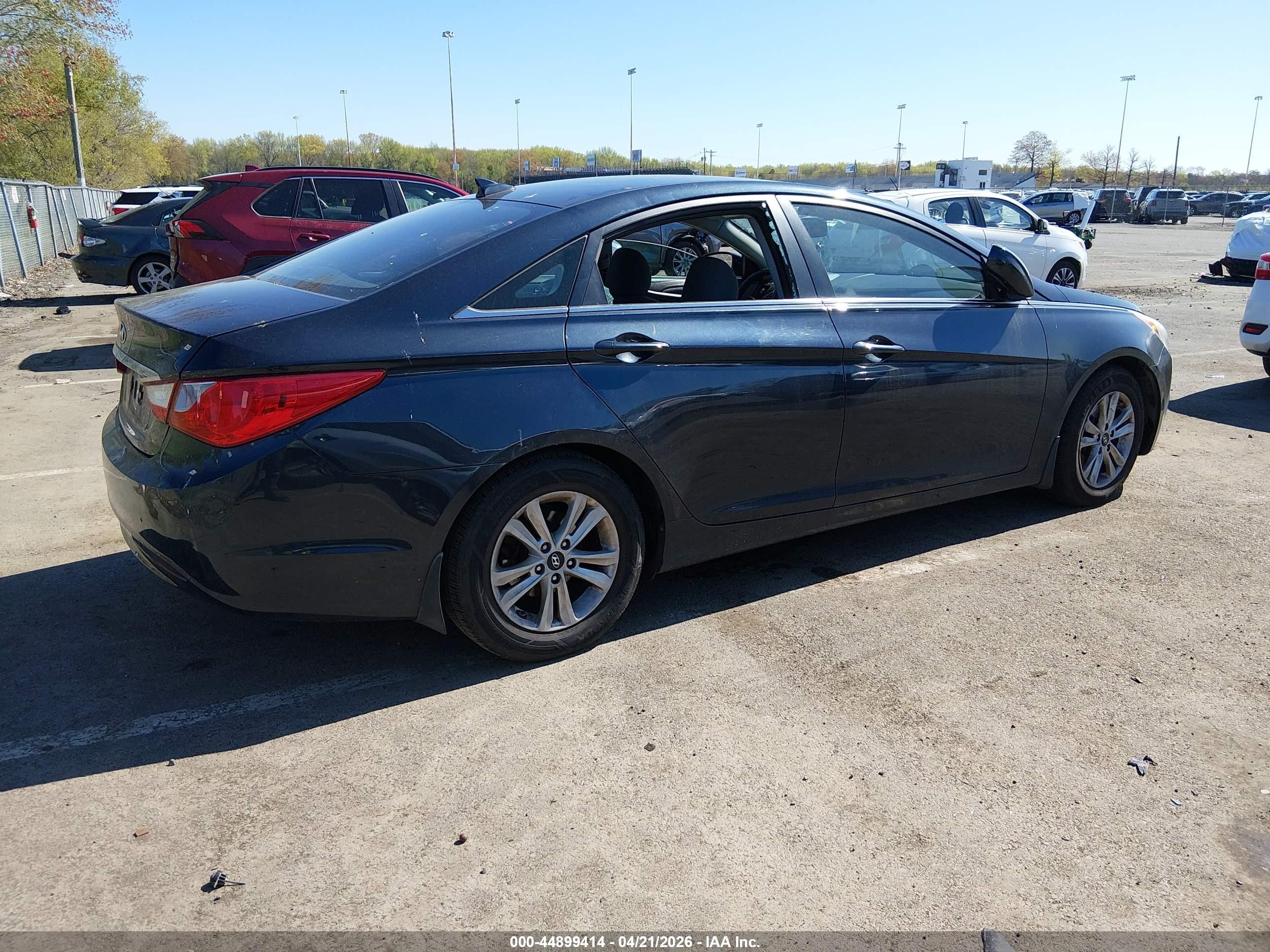 2013 Hyundai Sonata Gls Blue vin: 5NPEB4ACXDH552310