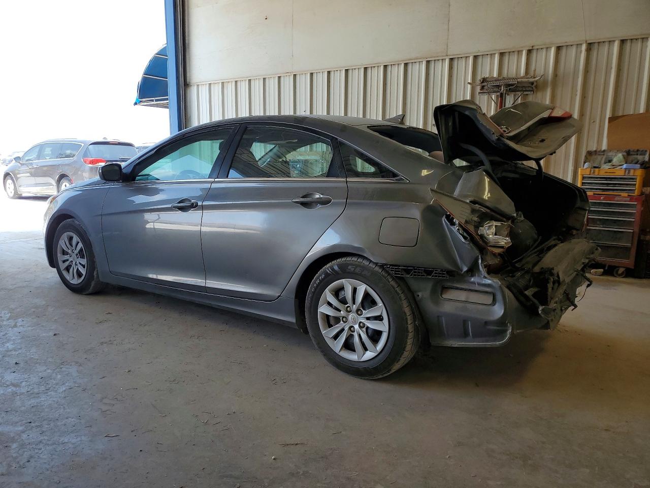 2013 Hyundai Sonata Gls Gray vin: 5NPEB4ACXDH563050