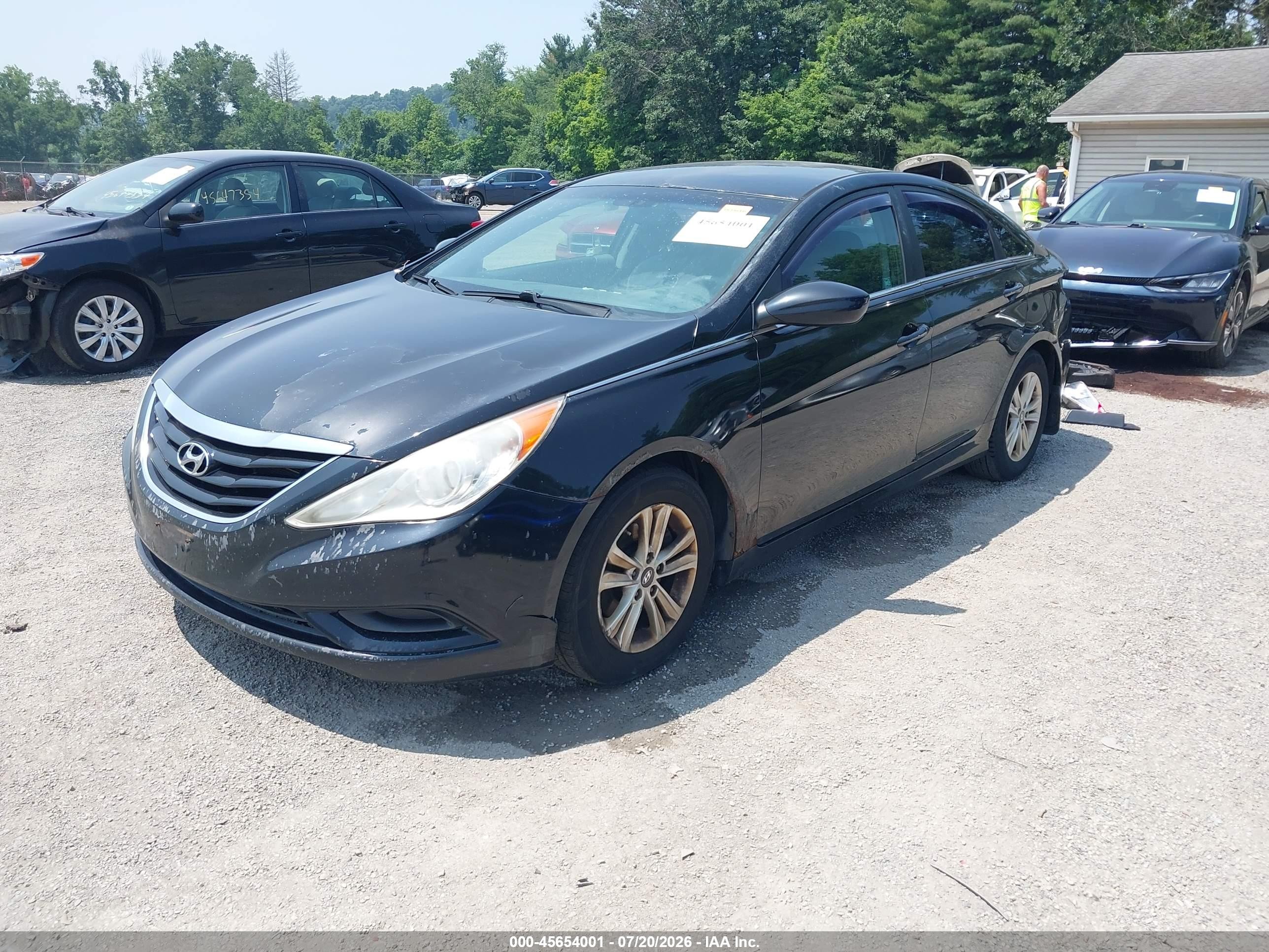 2013 Hyundai Sonata Gls Black vin: 5NPEB4ACXDH566126