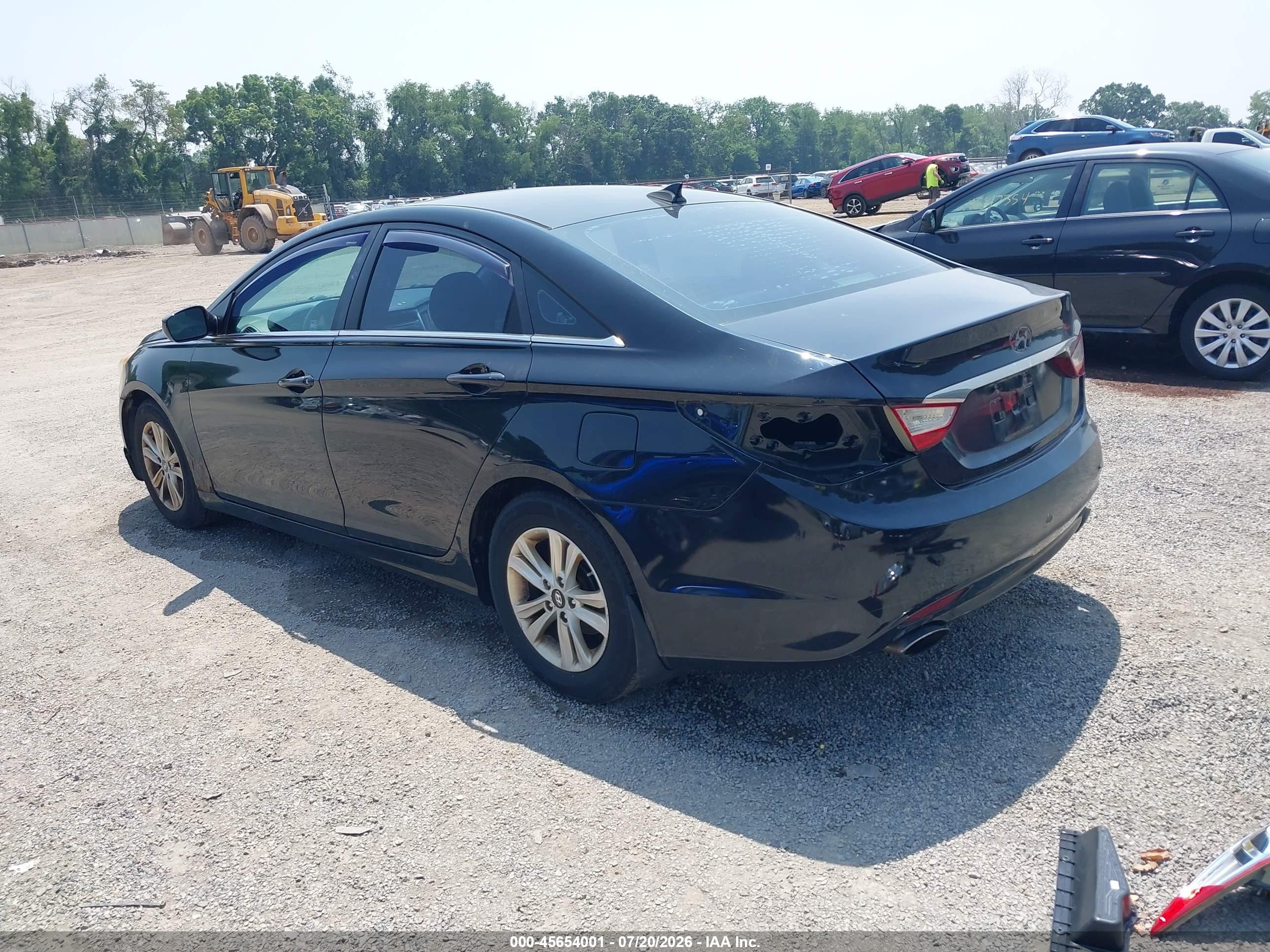 2013 Hyundai Sonata Gls Black vin: 5NPEB4ACXDH566126