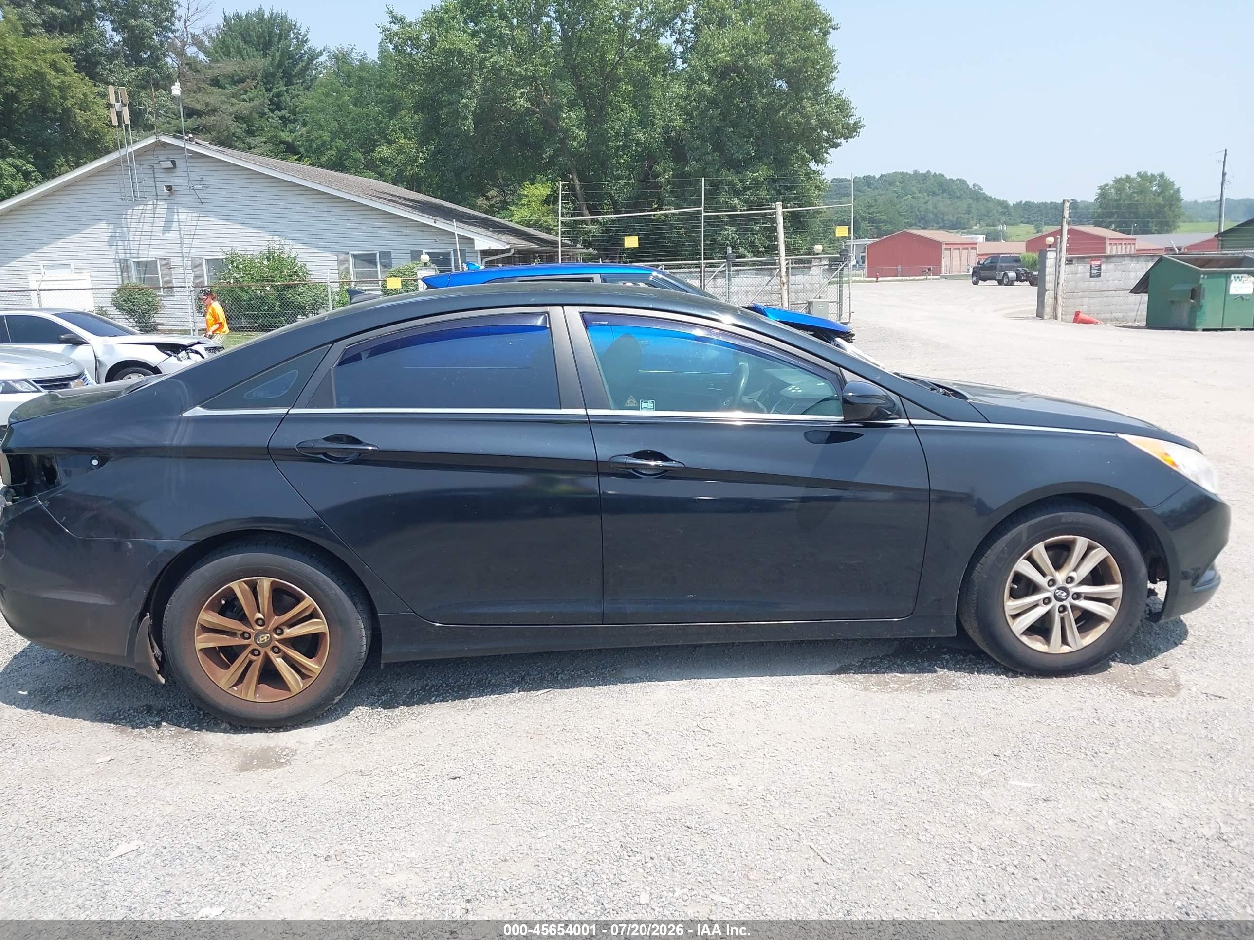 2013 Hyundai Sonata Gls Black vin: 5NPEB4ACXDH566126
