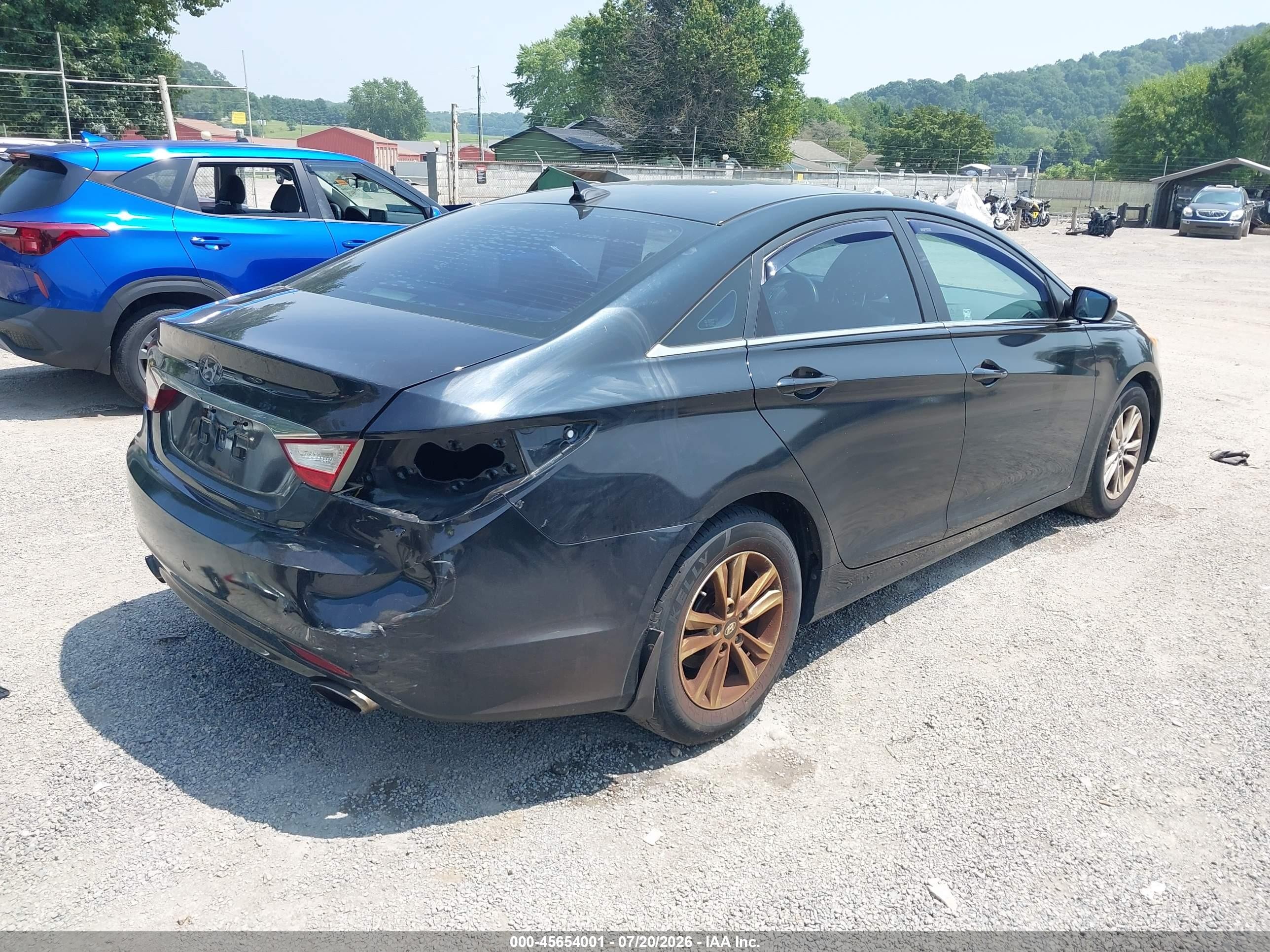 2013 Hyundai Sonata Gls Black vin: 5NPEB4ACXDH566126
