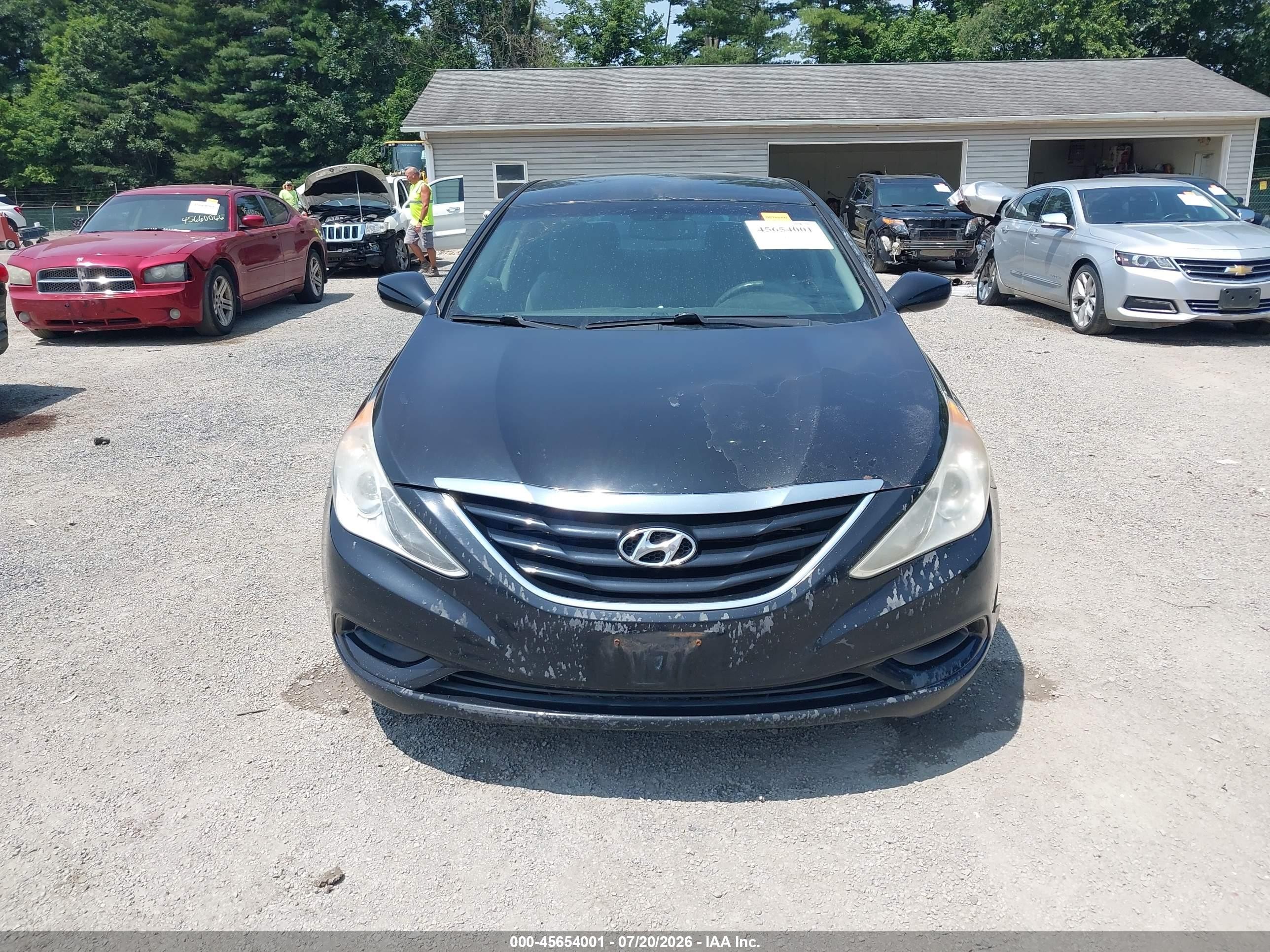 2013 Hyundai Sonata Gls Black vin: 5NPEB4ACXDH566126