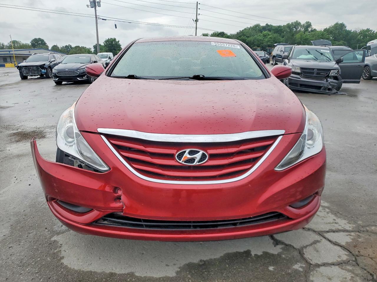 2013 Hyundai Sonata Gls Red vin: 5NPEB4ACXDH571472