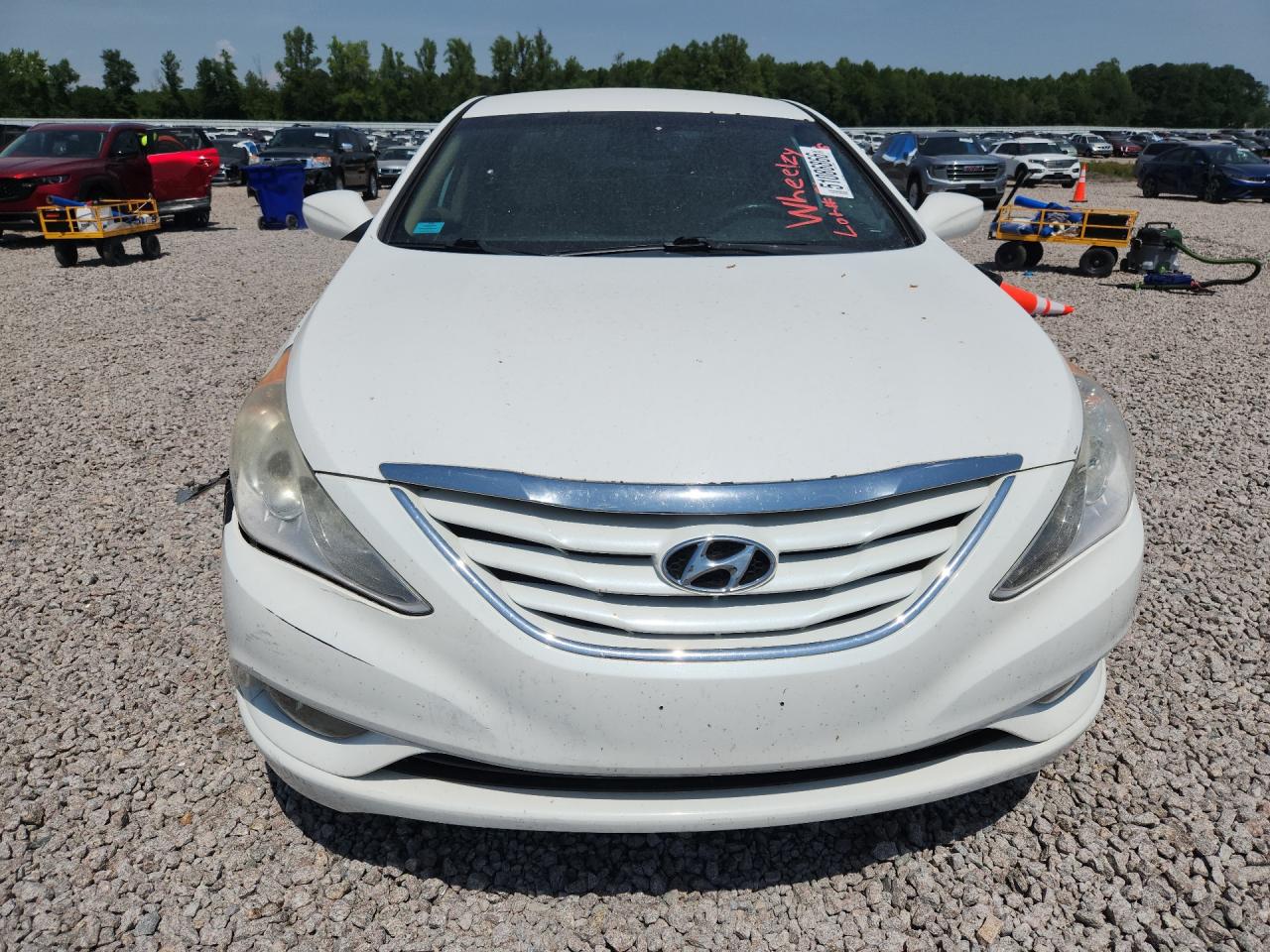 2013 Hyundai Sonata Gls White vin: 5NPEB4ACXDH581161