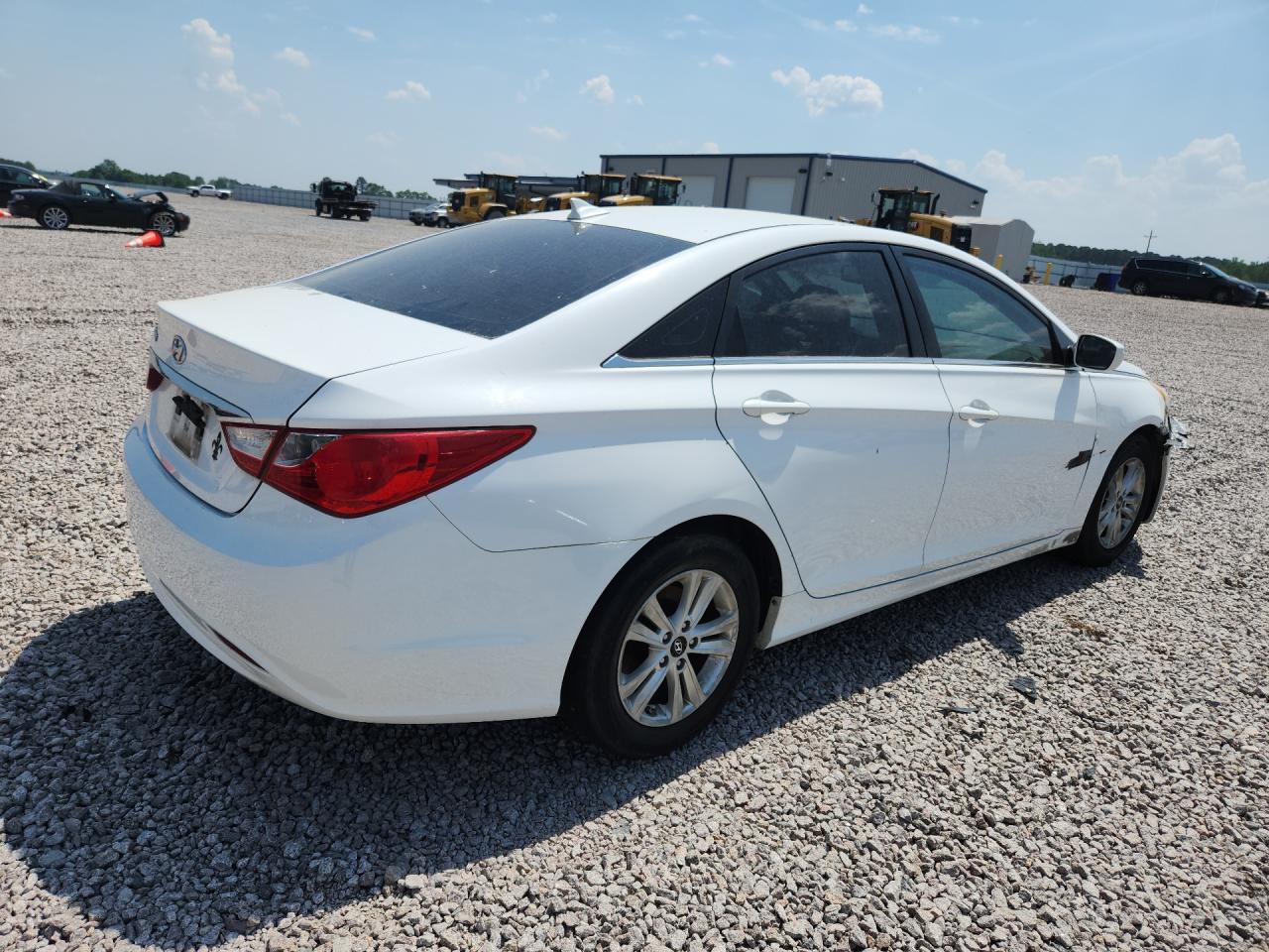 2013 Hyundai Sonata Gls White vin: 5NPEB4ACXDH581161
