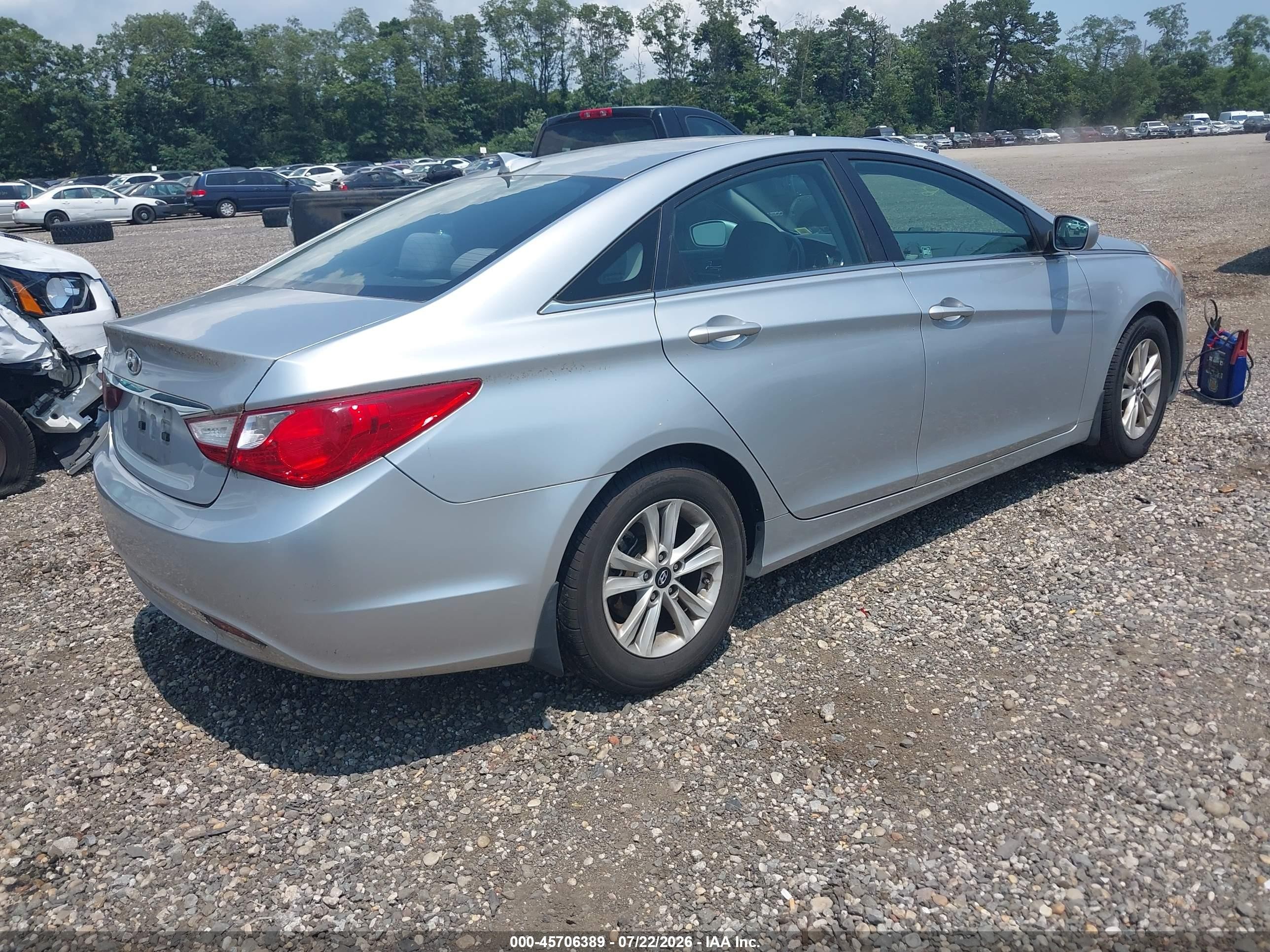 2013 Hyundai Sonata Gls Gray vin: 5NPEB4ACXDH590927