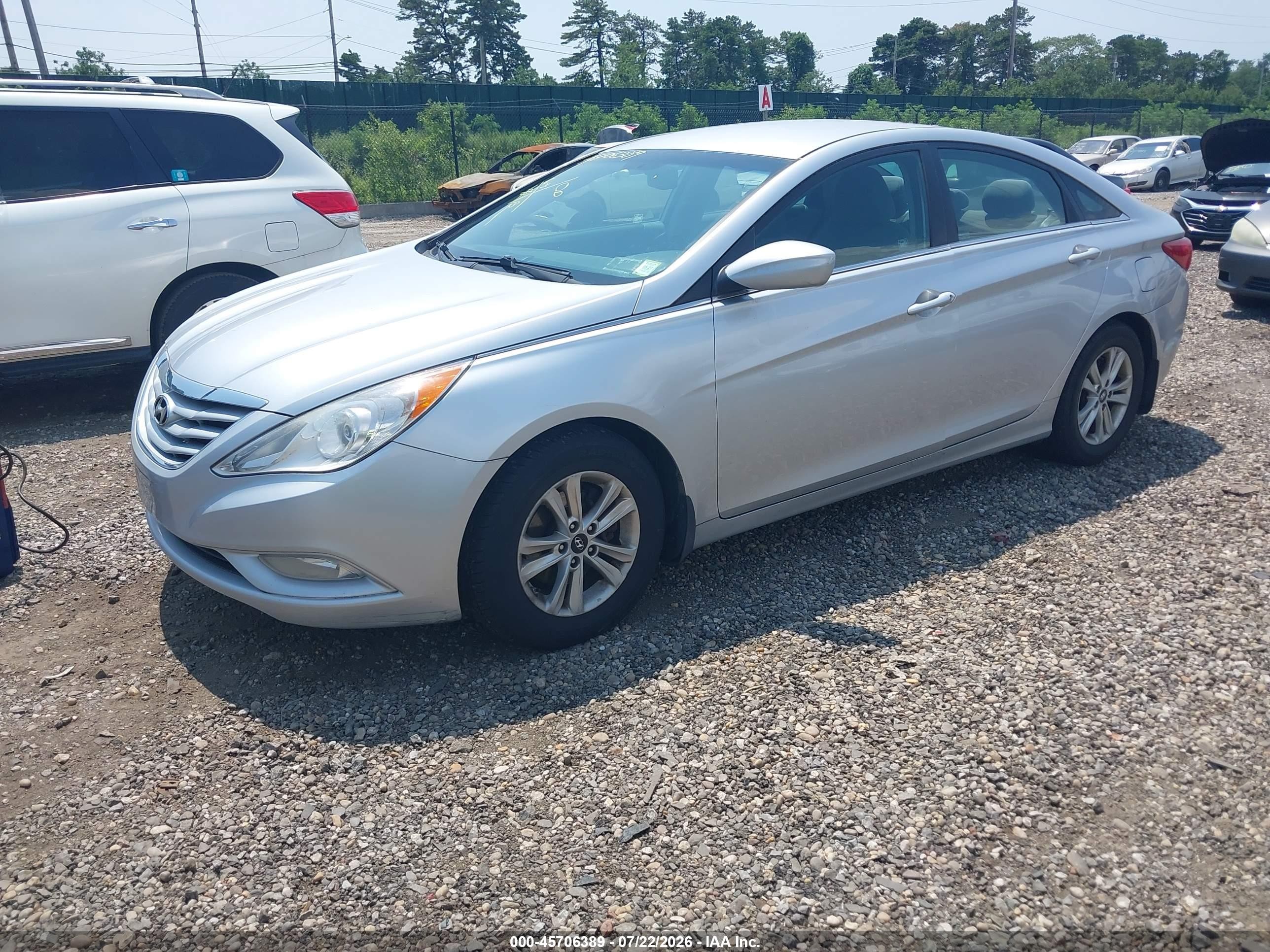2013 Hyundai Sonata Gls Gray vin: 5NPEB4ACXDH590927
