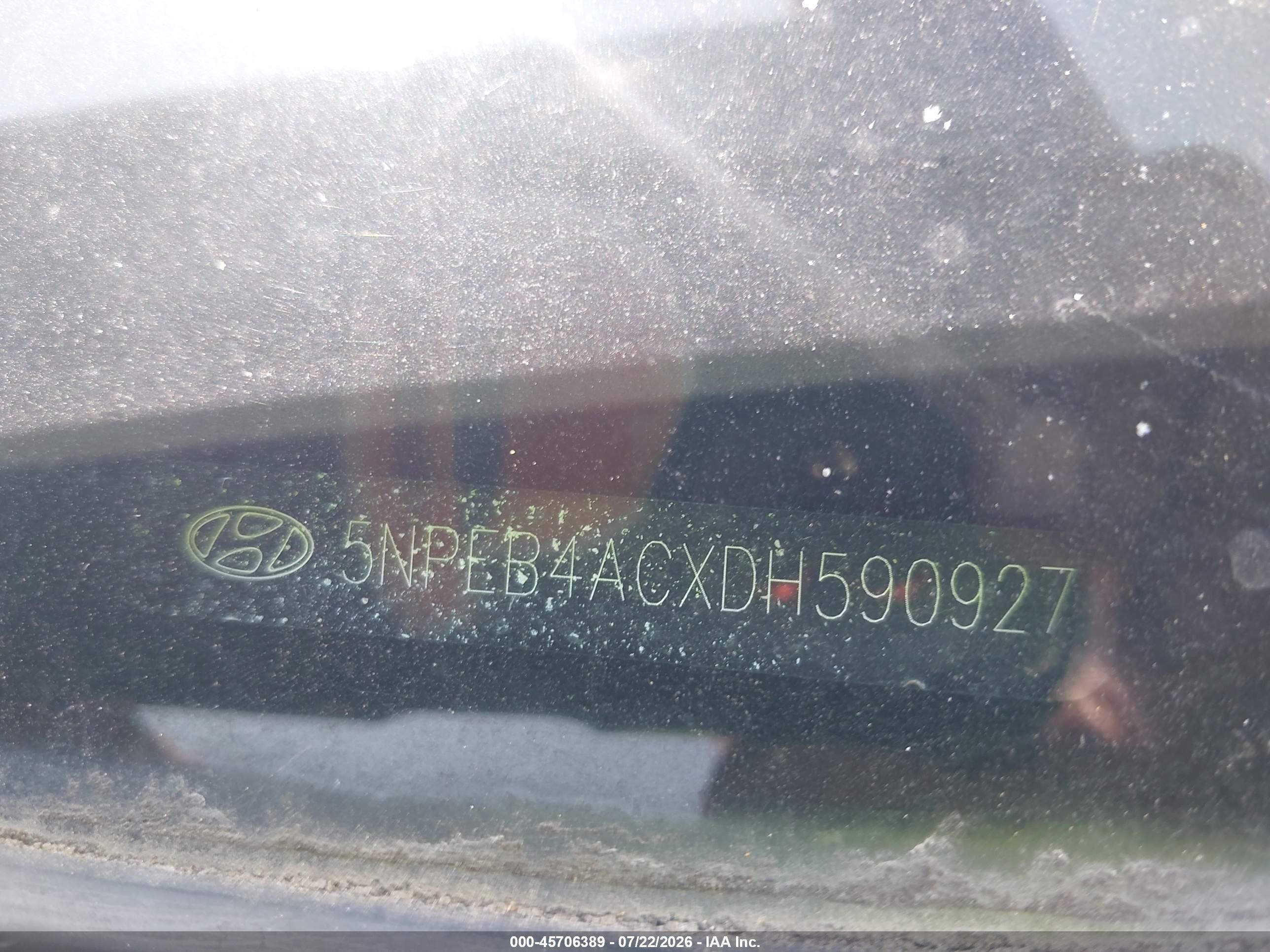 2013 Hyundai Sonata Gls Gray vin: 5NPEB4ACXDH590927