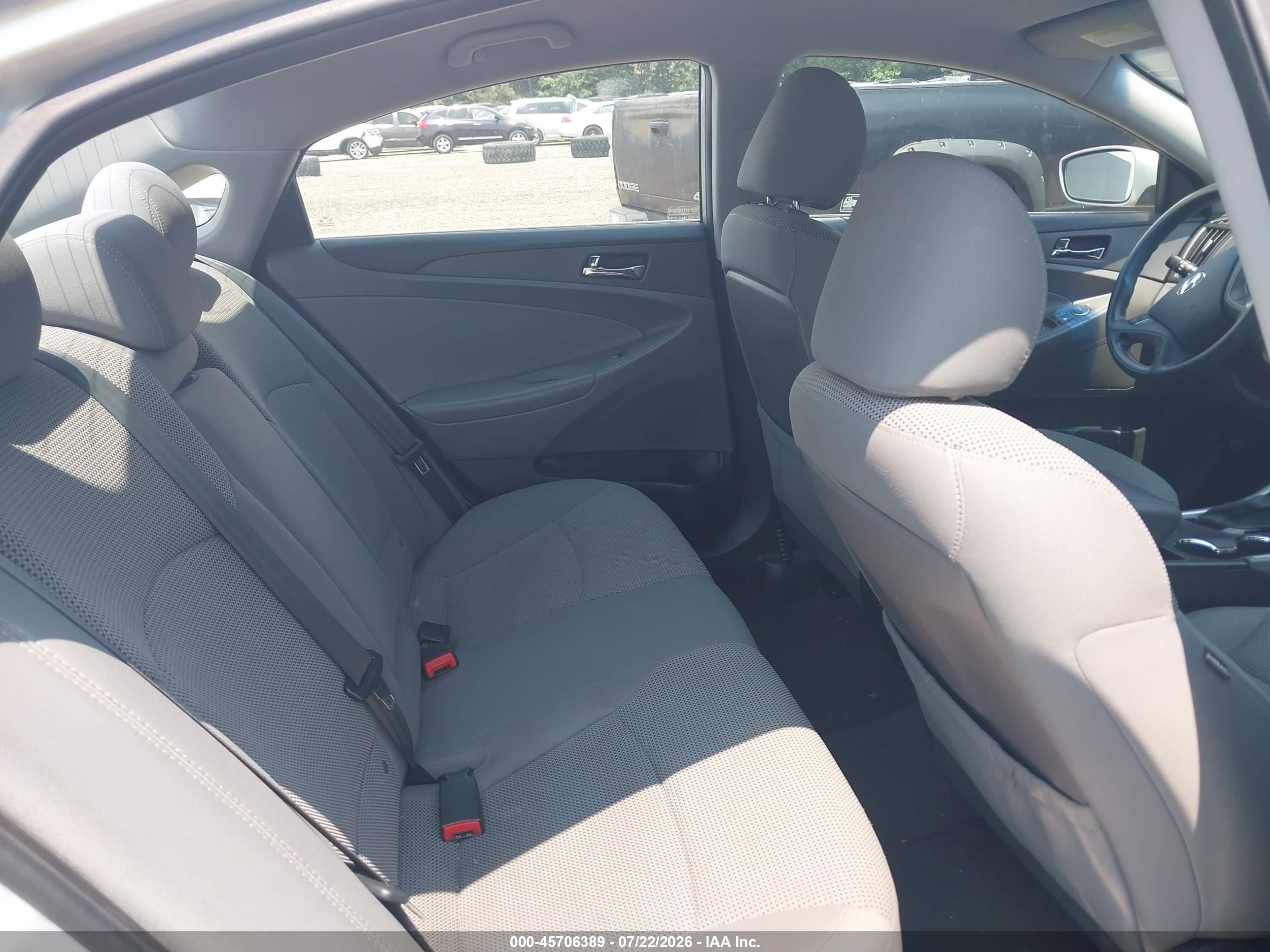2013 Hyundai Sonata Gls Gray vin: 5NPEB4ACXDH590927