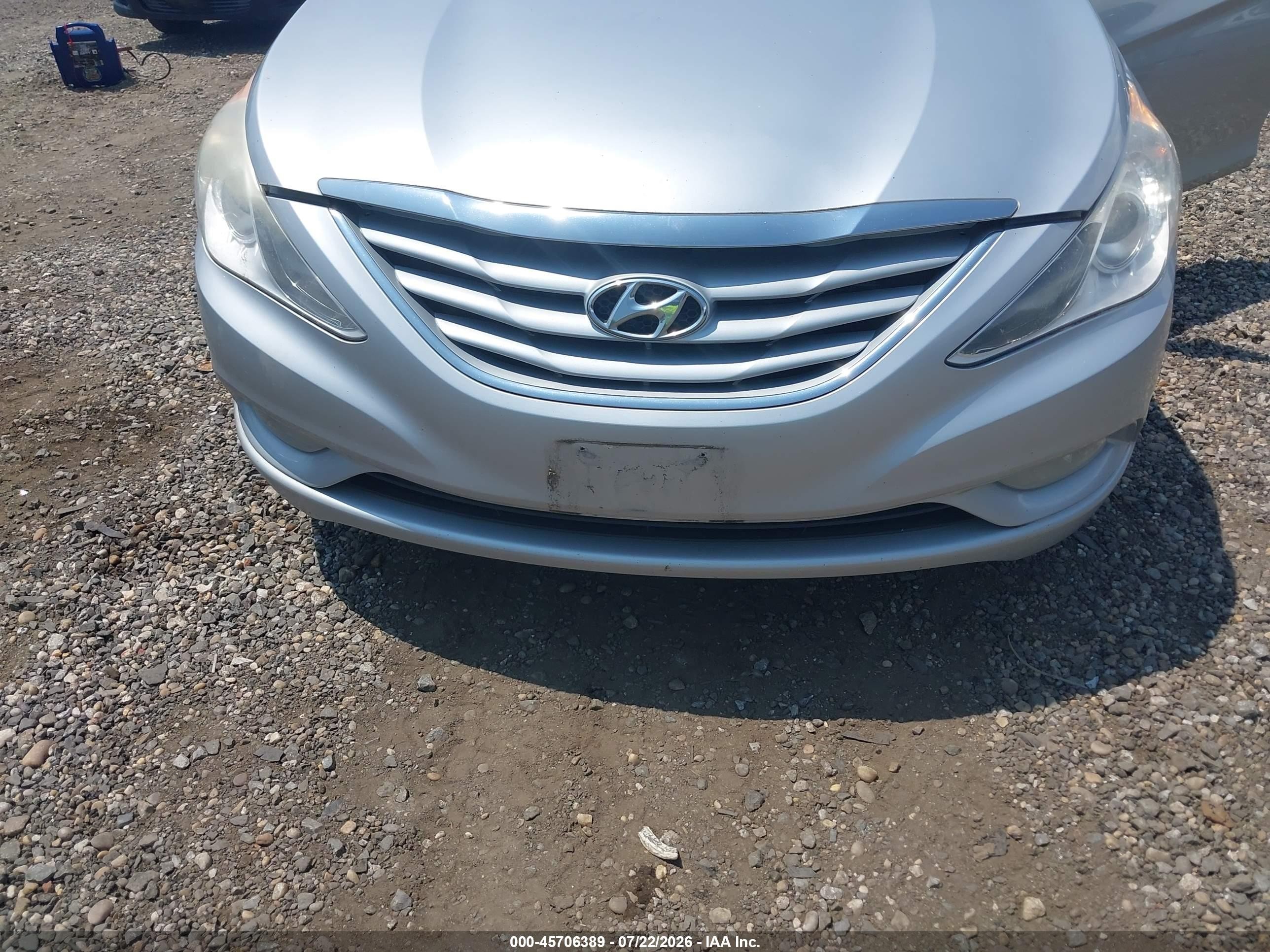 2013 Hyundai Sonata Gls Gray vin: 5NPEB4ACXDH590927