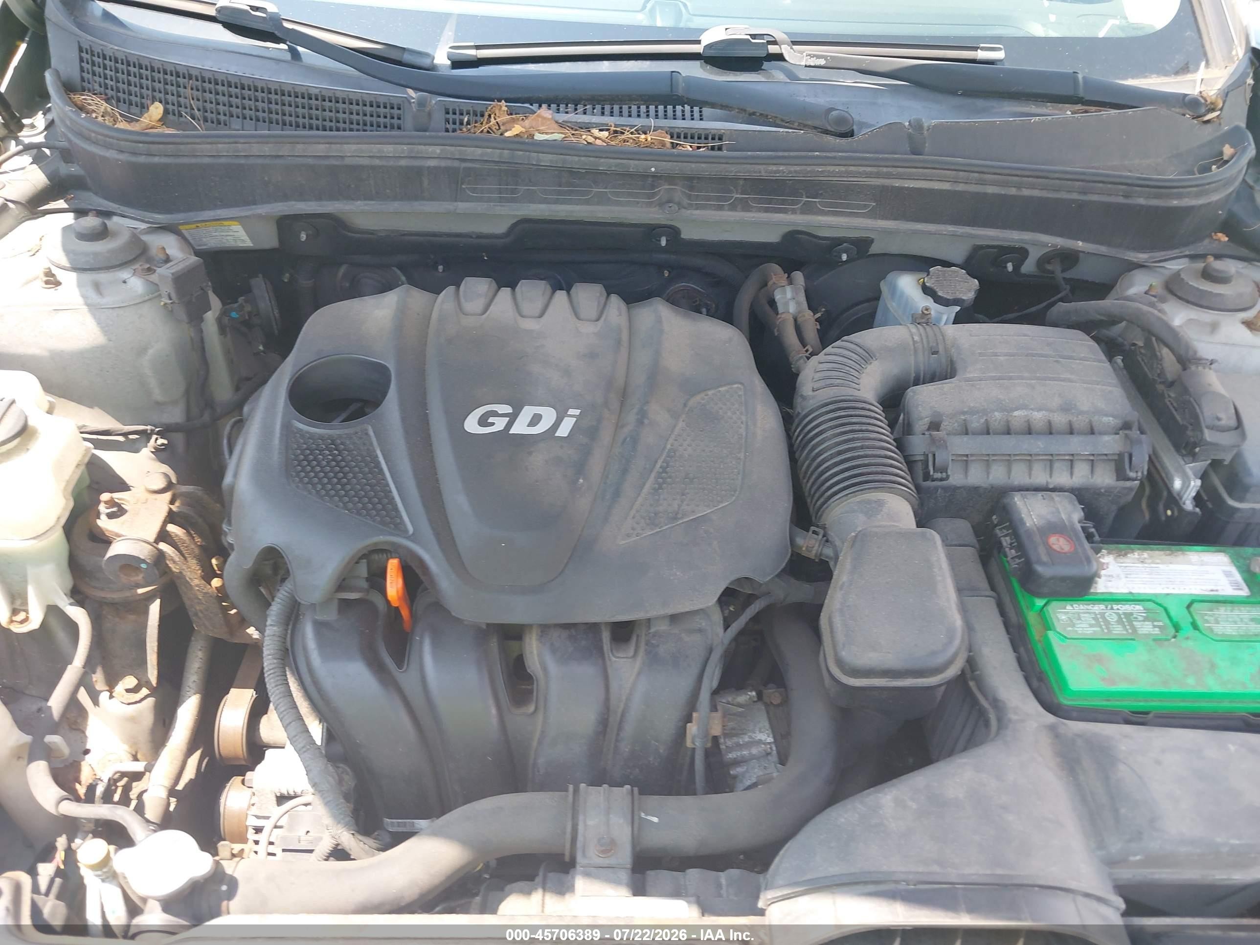 2013 Hyundai Sonata Gls Gray vin: 5NPEB4ACXDH590927